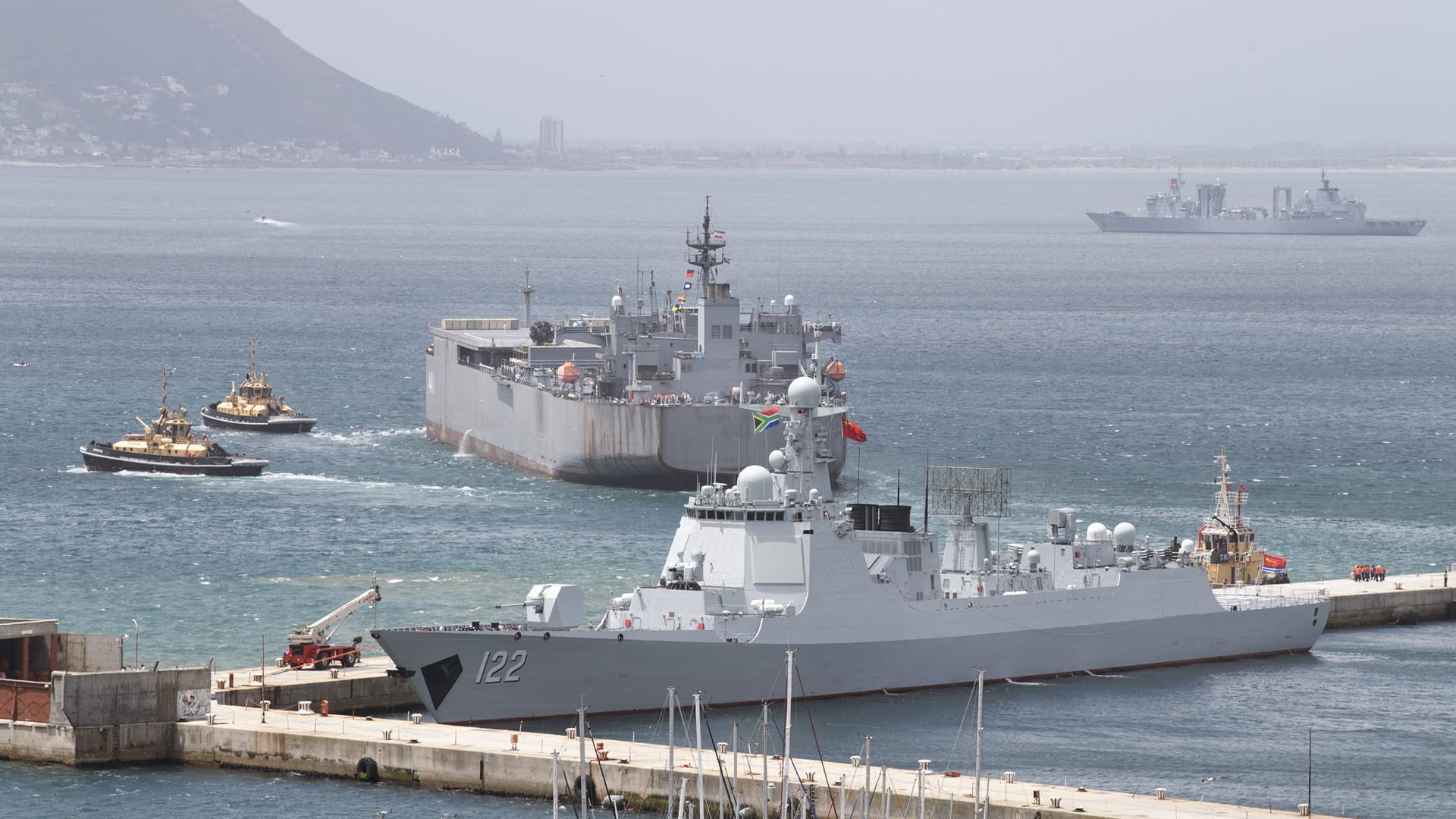 Chinese, Iranian warships in South Africa for exercises 
