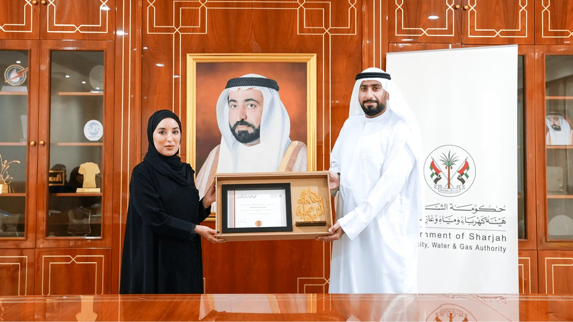 SEWA receives an honorary shield from SSSD 