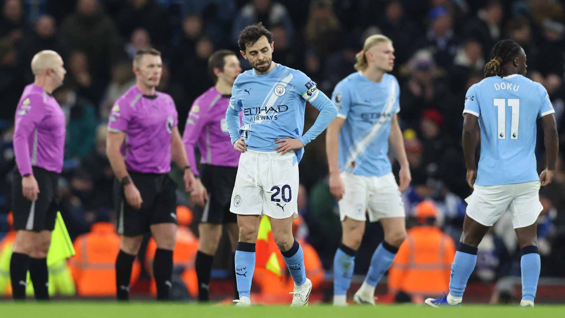 مانشستر سيتي يتعثر أمام برايتون في الدوري الإنجليزي  