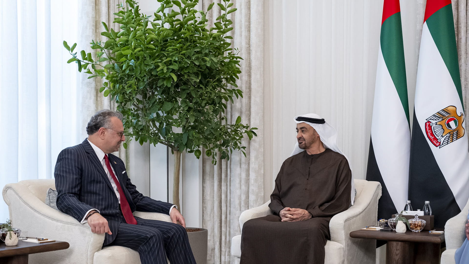 Image for the title: UAE President receives US President’s Advisor Boulos 
