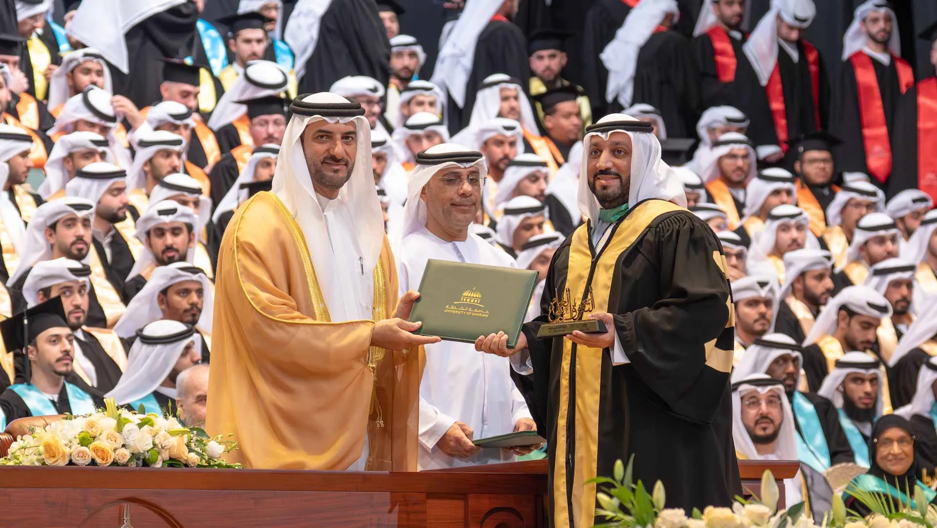 Sultan bin Ahmed attends UOS Fall 2025 graduation ceremony