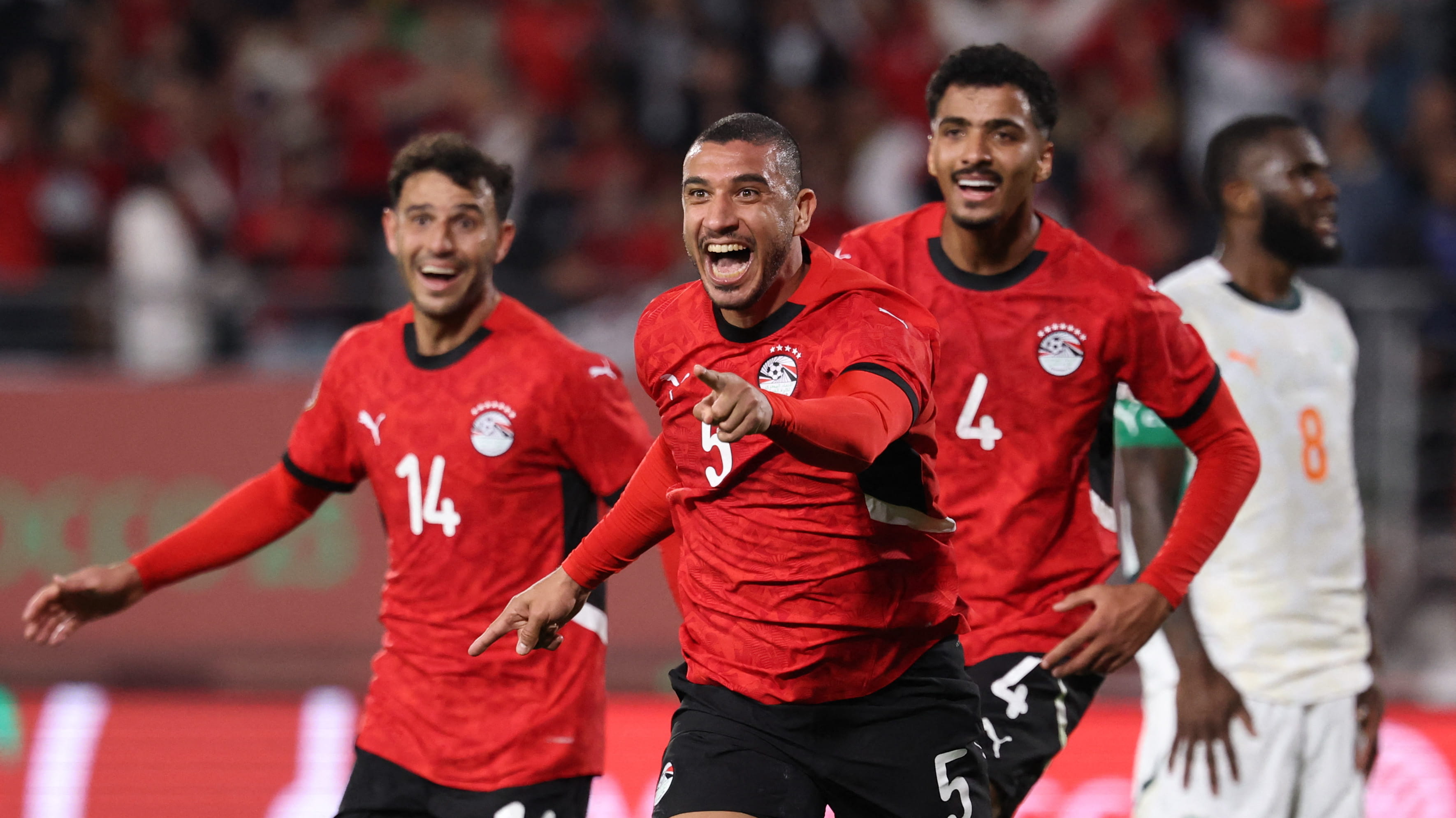 مصر تفوز على كوت ديفوار وتتأهل إلى نصف نهائي كأس الأمم الإفريقية