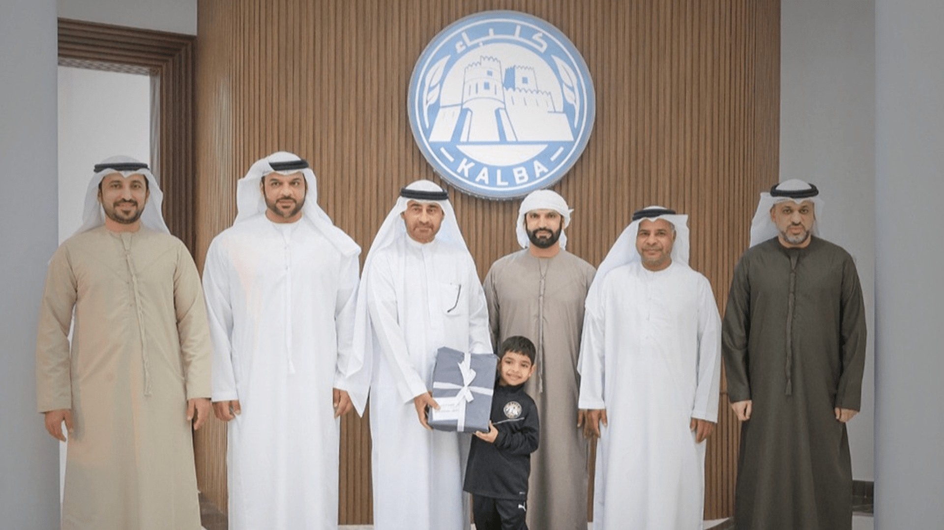 Kalba Club honours young fan for his loyal, passionate support