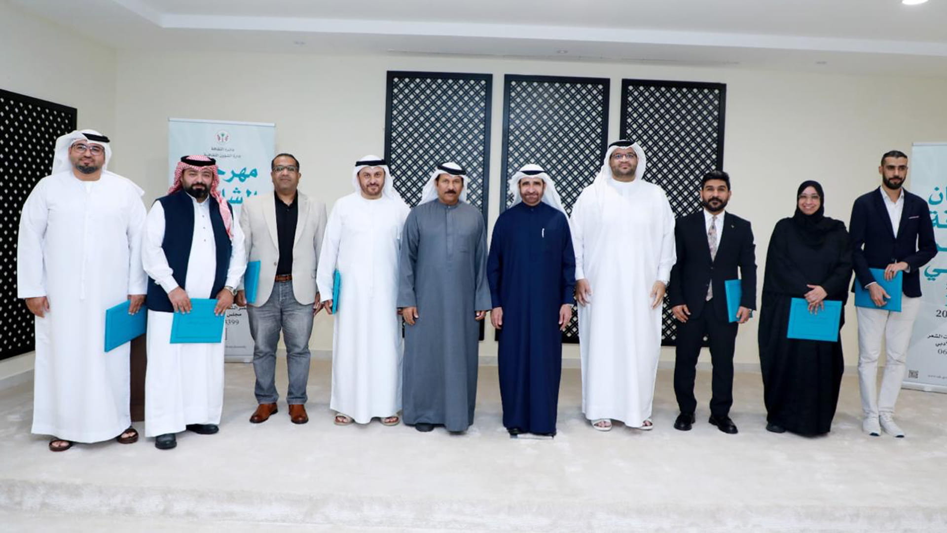 هيثم القاسمي يشهد ختام مهرجان الشارقة للشعر العربي في كلباء 