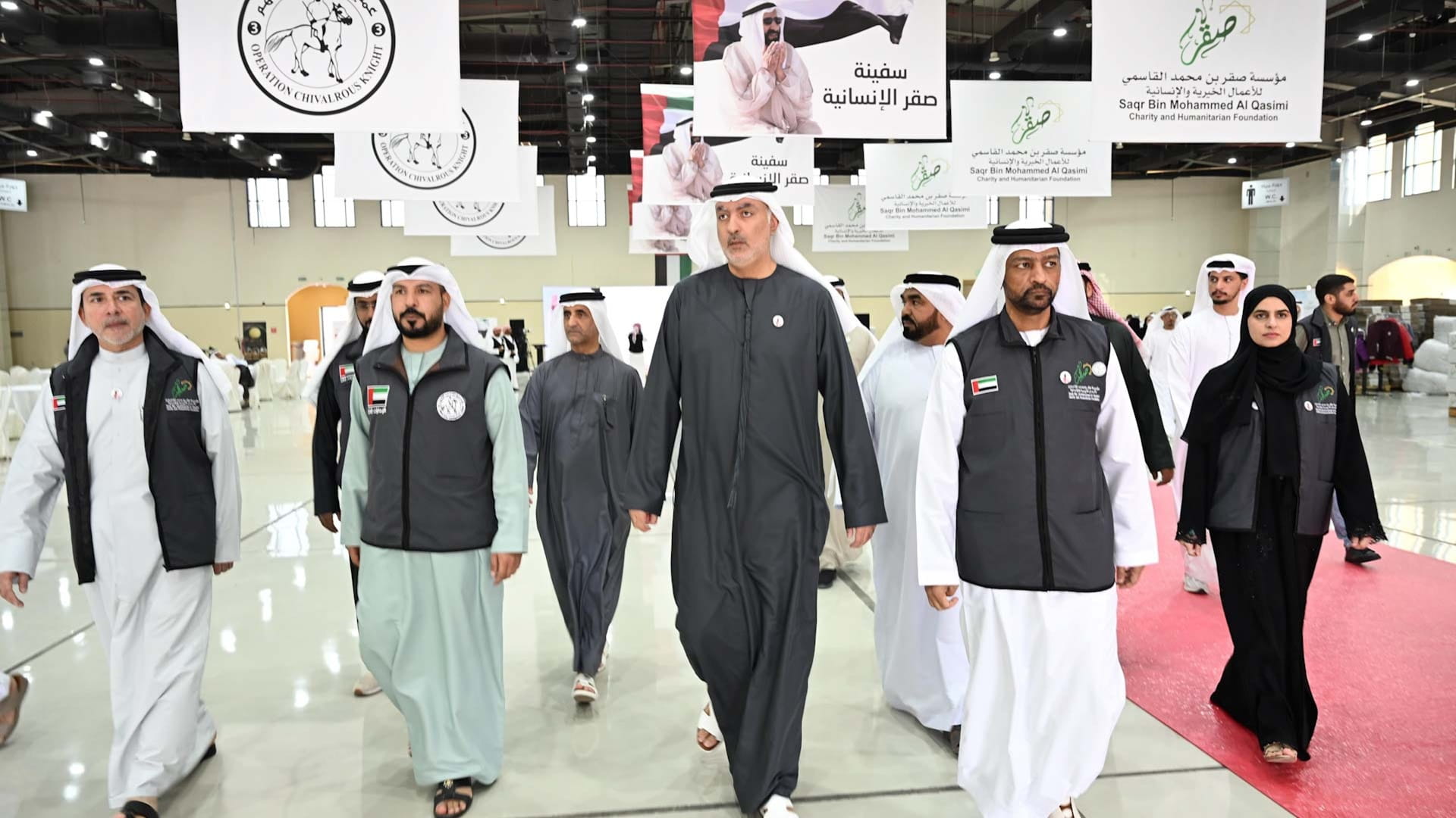 Saqr Humanitarian Ship prepares 4,000 tonnes of aid for Gaza