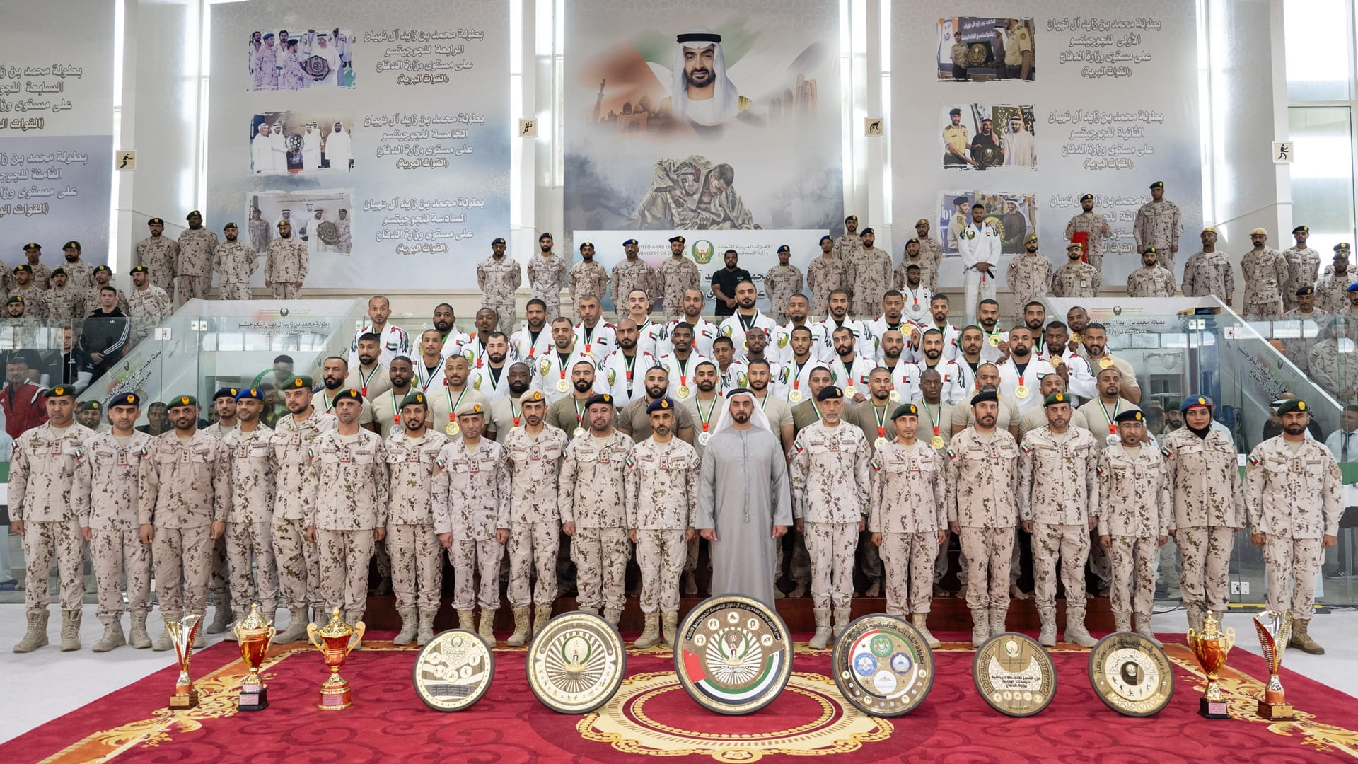 سيف بن زايد يشهد ختام بطولة محمد بن زايد للجوجيتسو 