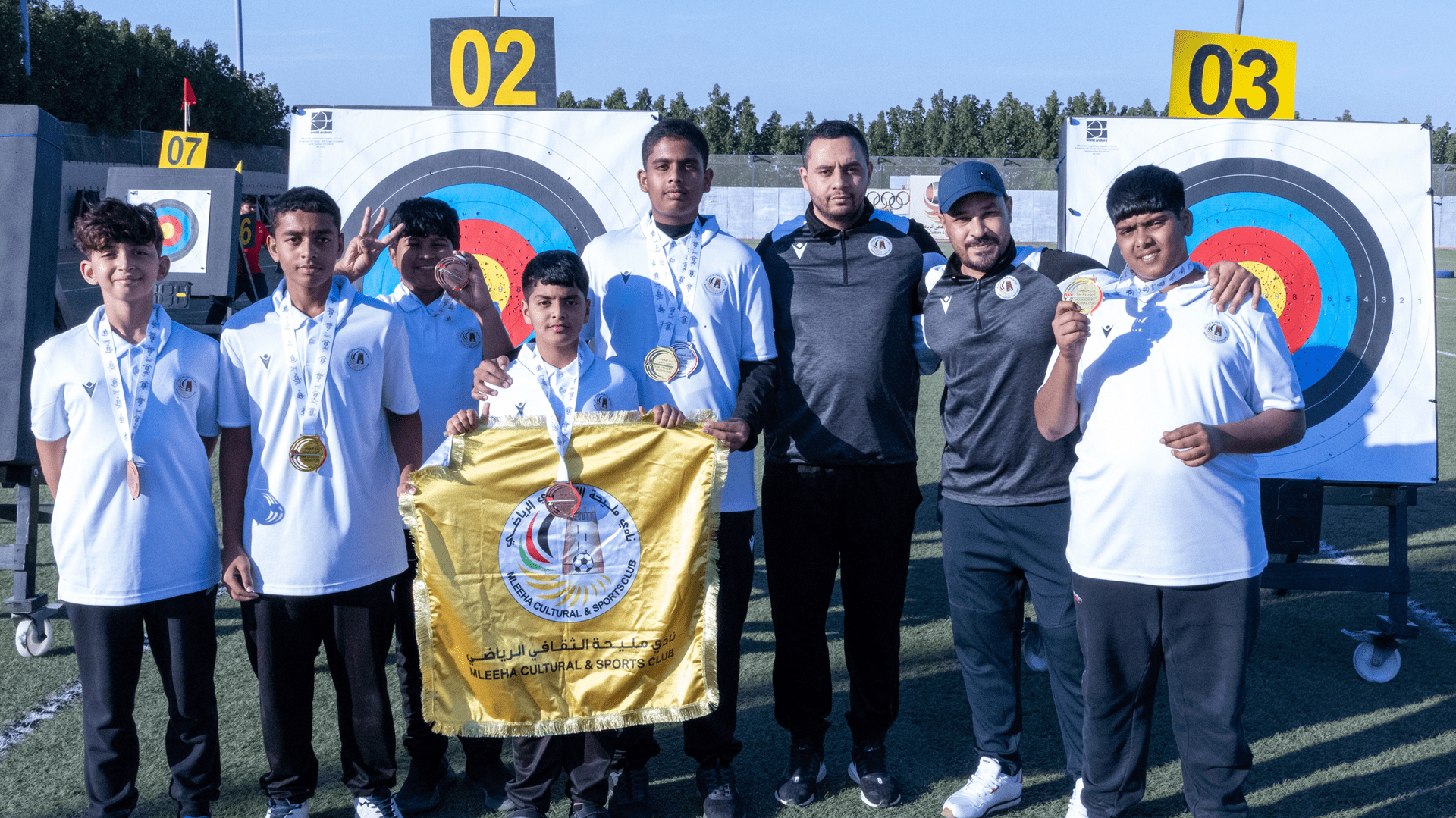 Mleiha Club strikes gold at UAE Archery League 