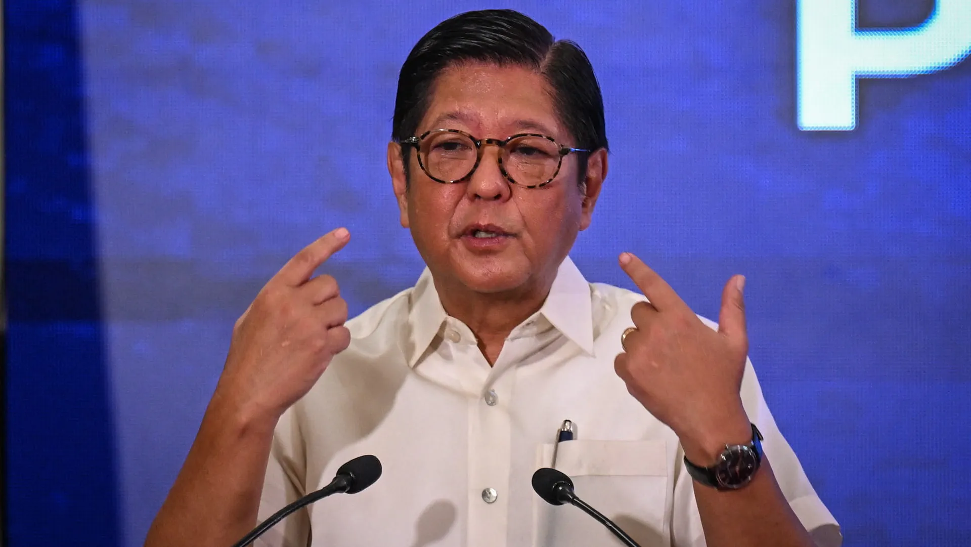 Philippine President Ferdinand Marcos 