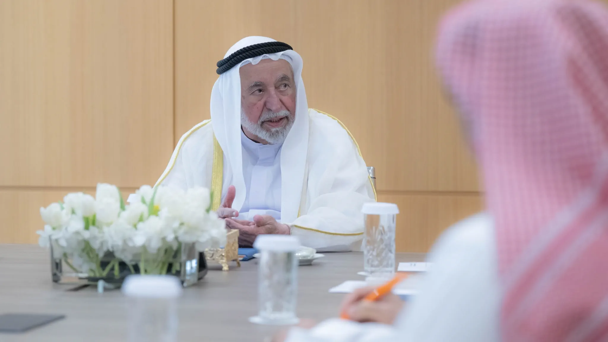 Sharjah Ruler at the meeting