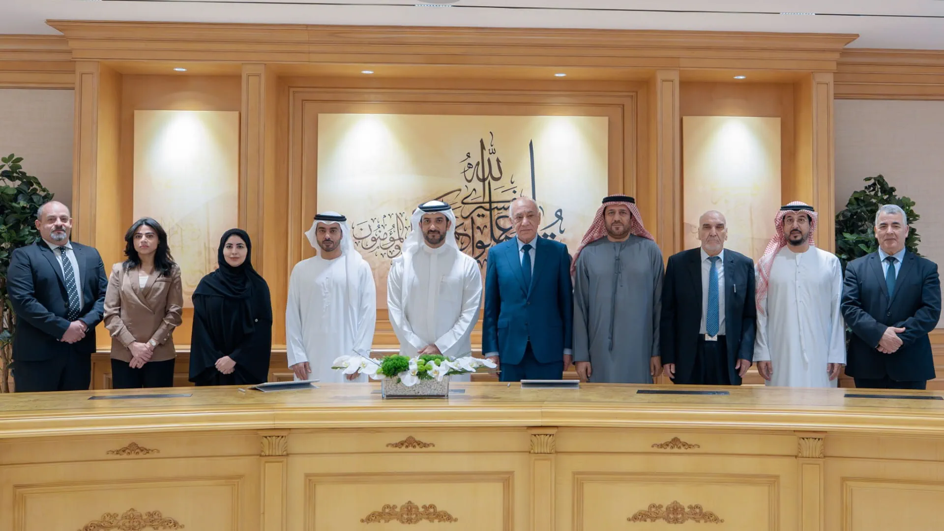 Sultan bin Ahmed at the signing MoU between UOS and STCAS