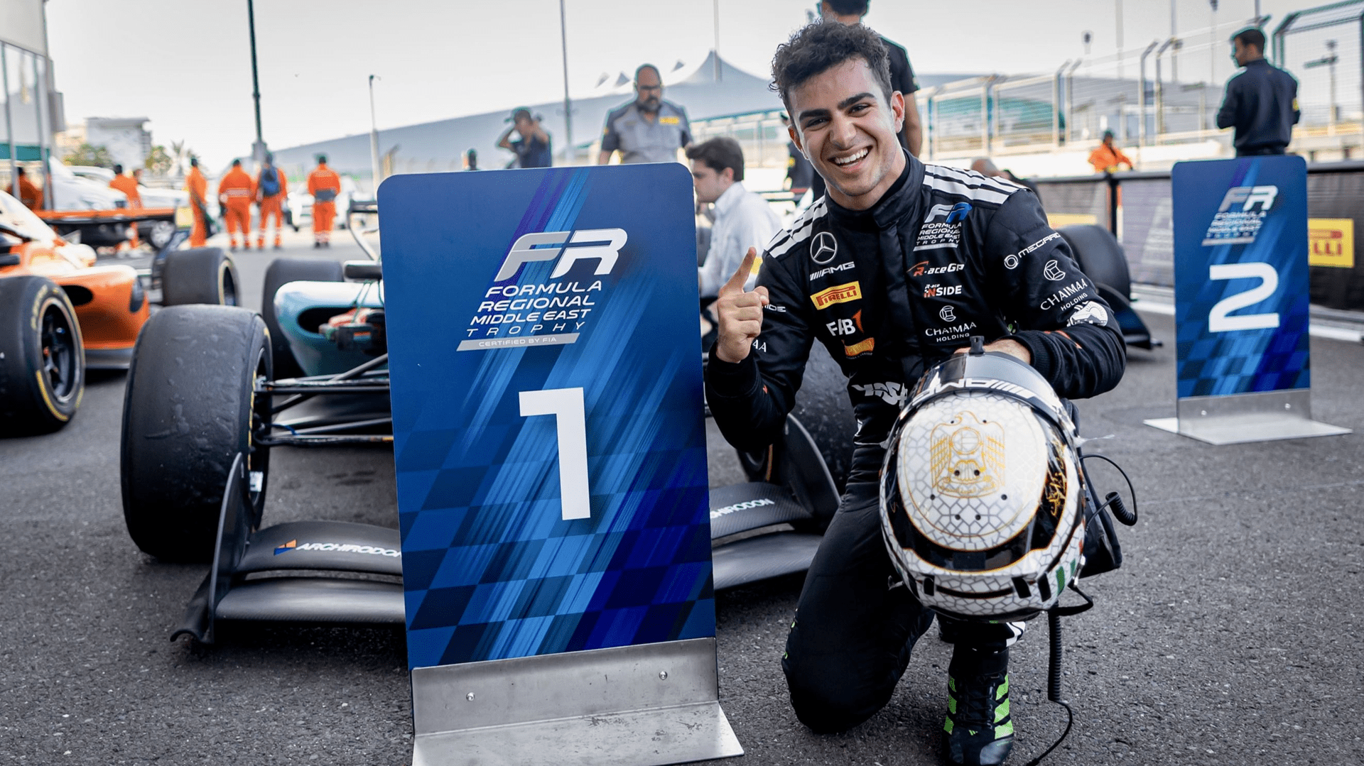 Rashid Al Dhaheri makes history with Formula Regional victory at Yas