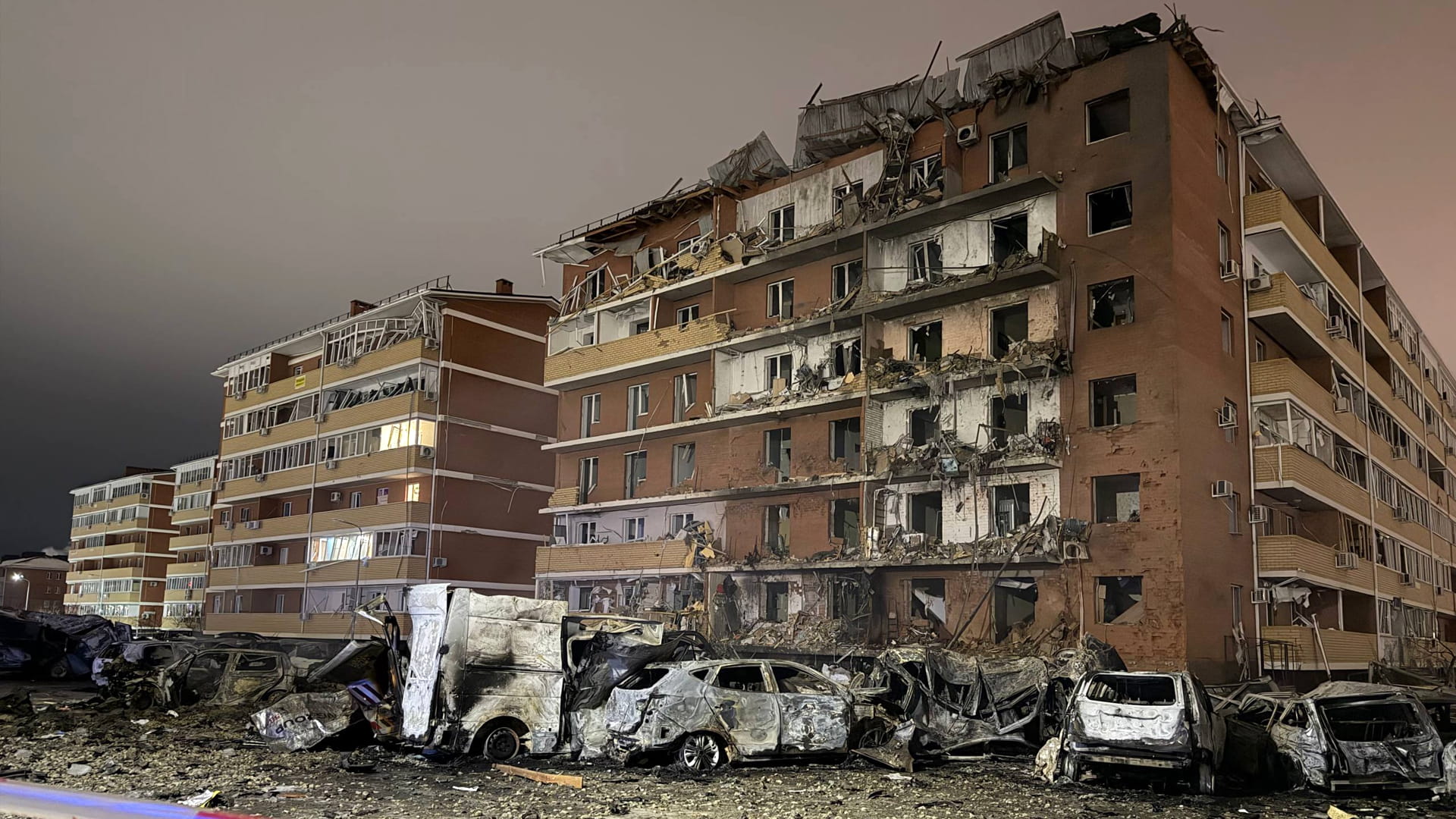 هجوم أوكراني بمسيرات على جنوب روسيا يُصيب 11 شخصاً بجروح بينهم طفل