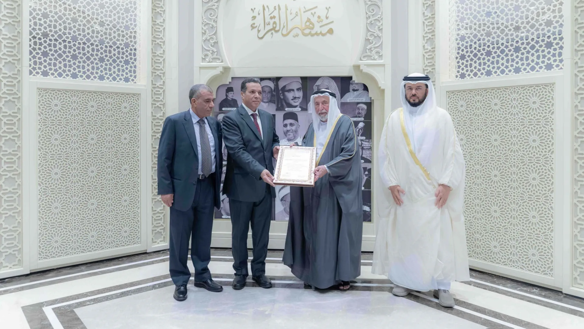 Part of the tour at the Academy