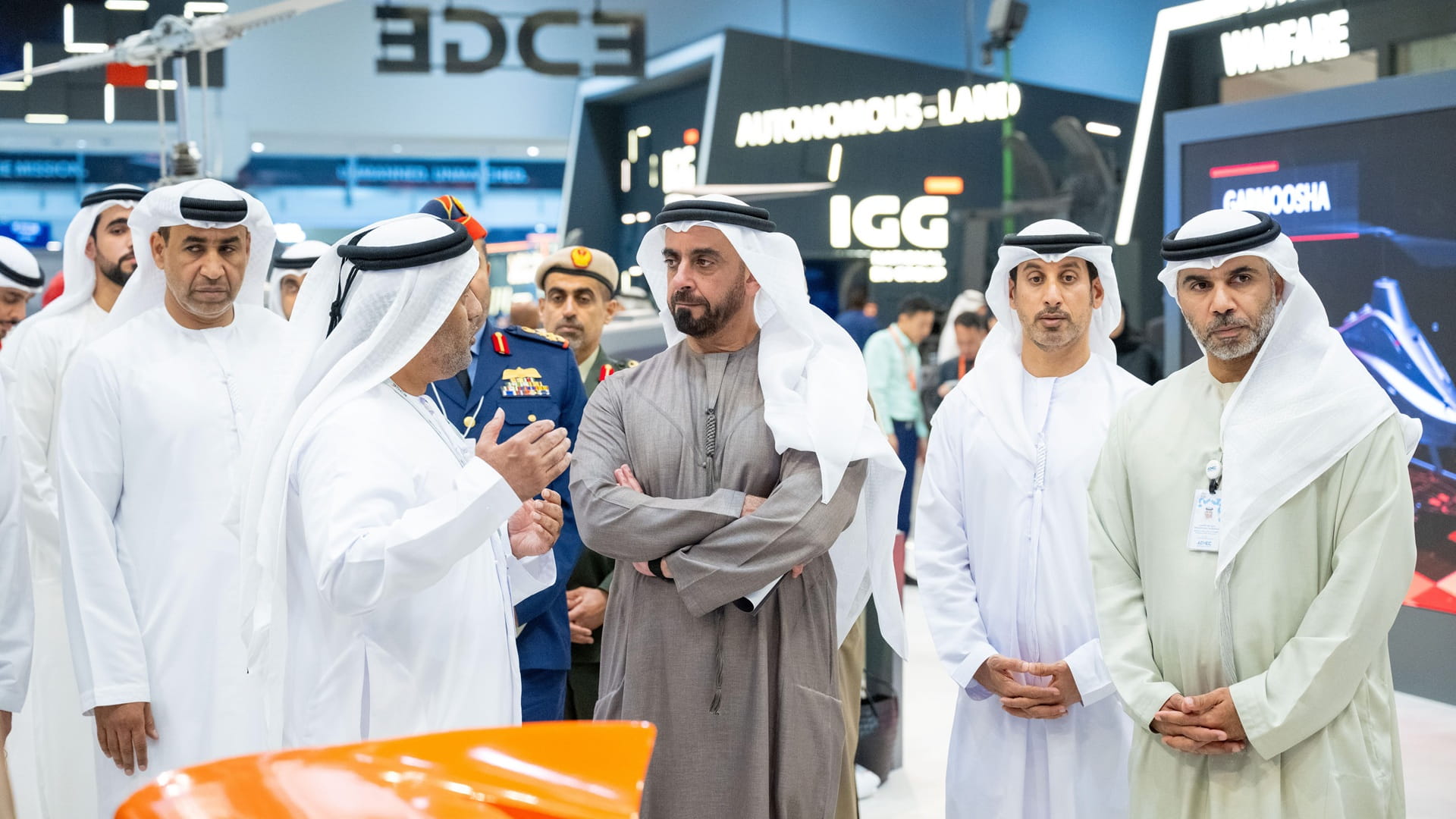 Saif bin Zayed visits UMEX & SIMTEX 2026 