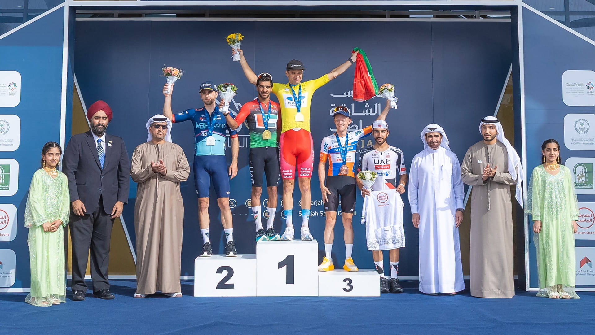 هيثم بن صقر يتوج تارامي بطلاً للمرحلة الـ2 من طواف الشارقة الدولي 