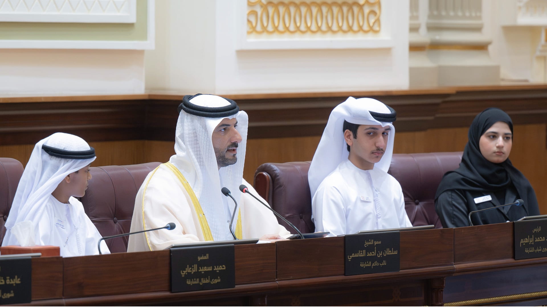 Sultan bin Ahmed inaugurates Children and Youth Shura sessions 