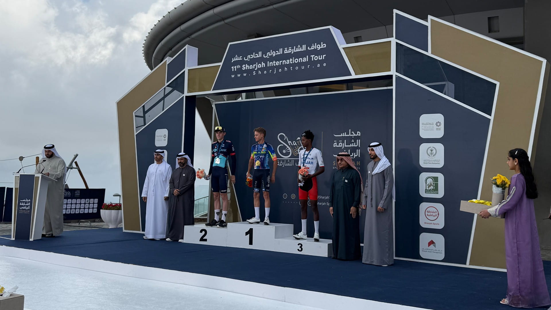 Saeed bin Saqr attends 4th stage of Sharjah Tour
