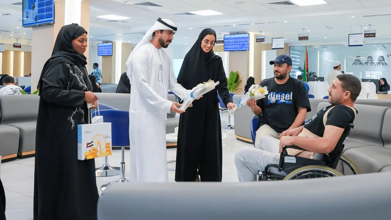 SEWA raises awareness among visitors to Al Qasimi Hospital 
