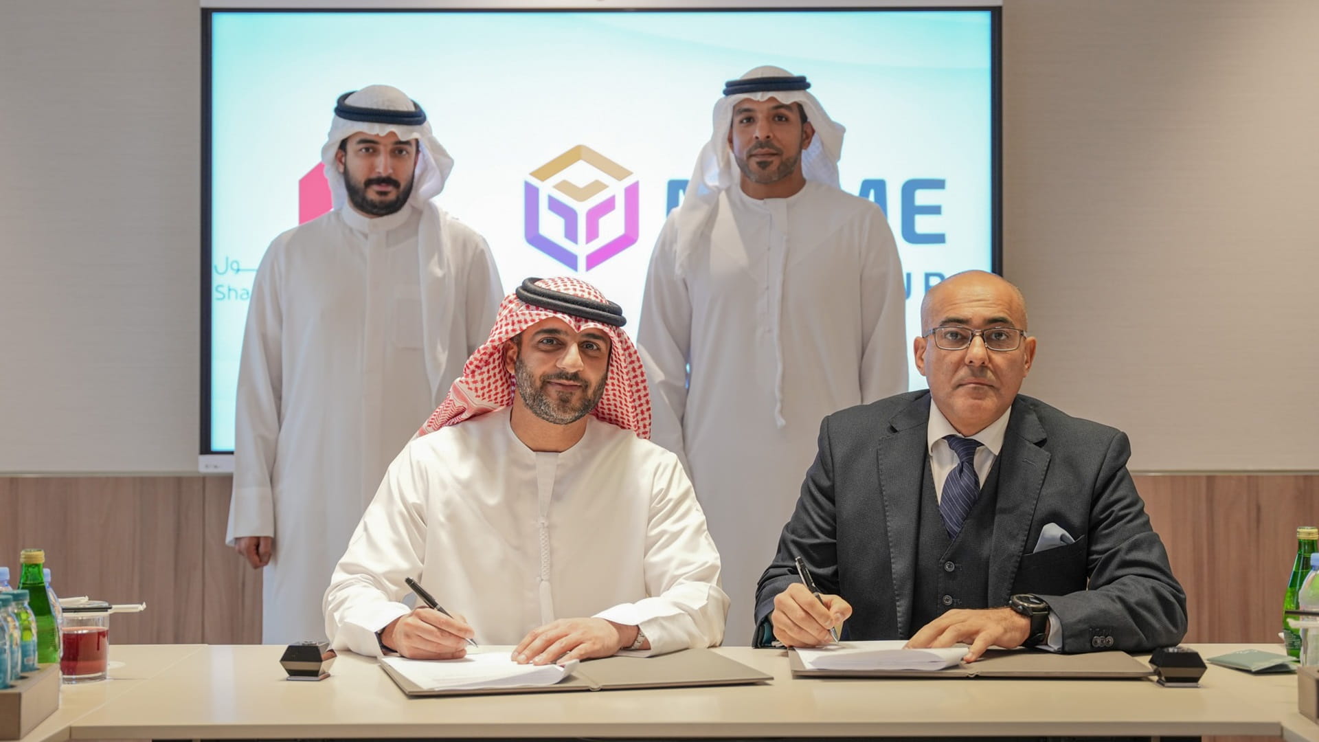 صورة بعنوان: "الشارقة لإدارة الأصول" توقع مذكرة تفاهم مع "مجموعة MBME"  
