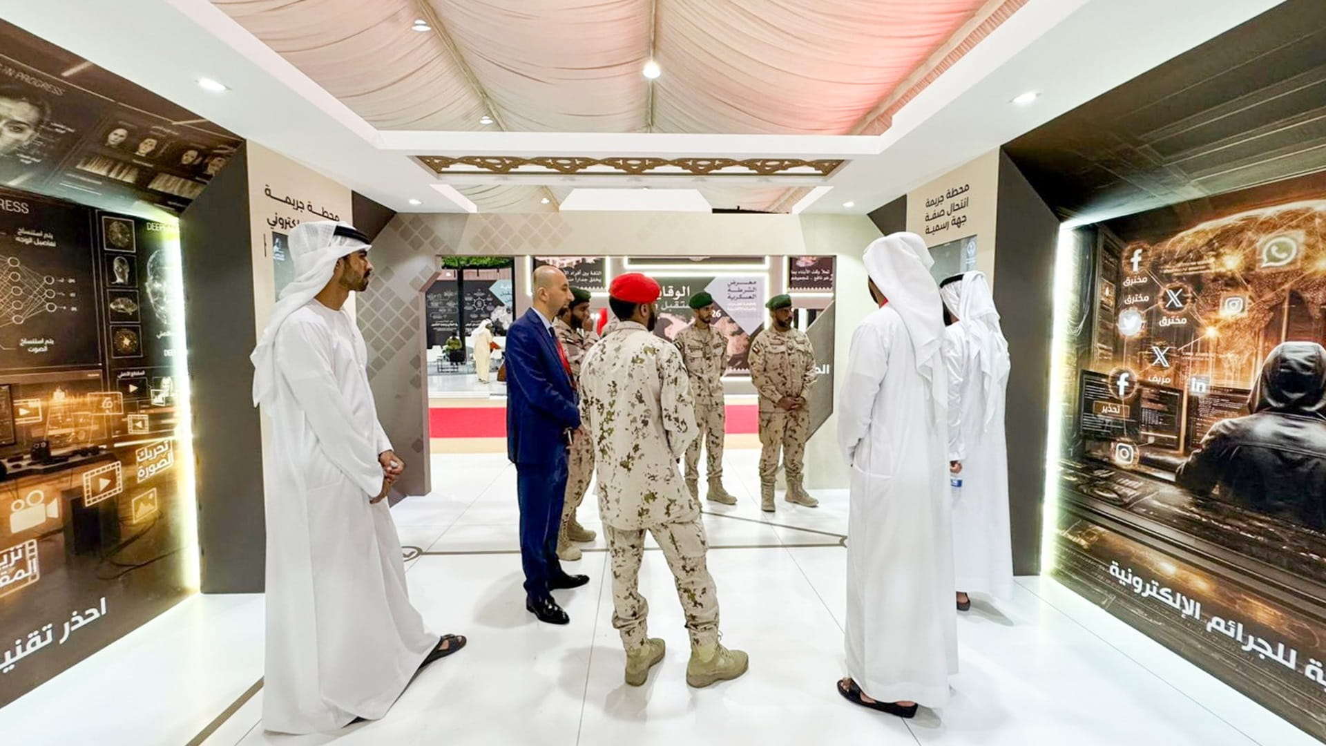 شرطة الشارقة تشارك في معرض الشرطة العسكرية لمكافحة المخدرات 