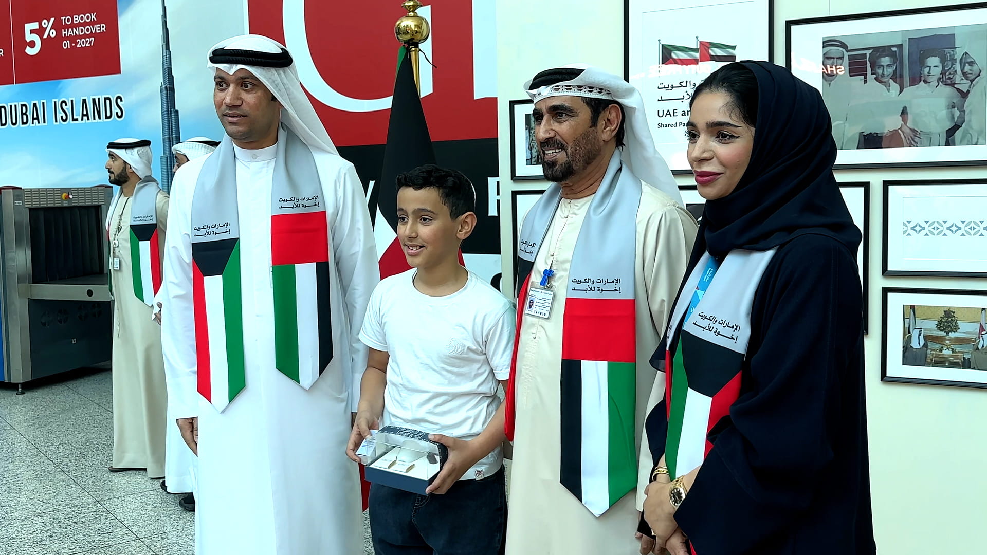 Sharjah Airport welcomes Kuwaiti travellers with special gifts 