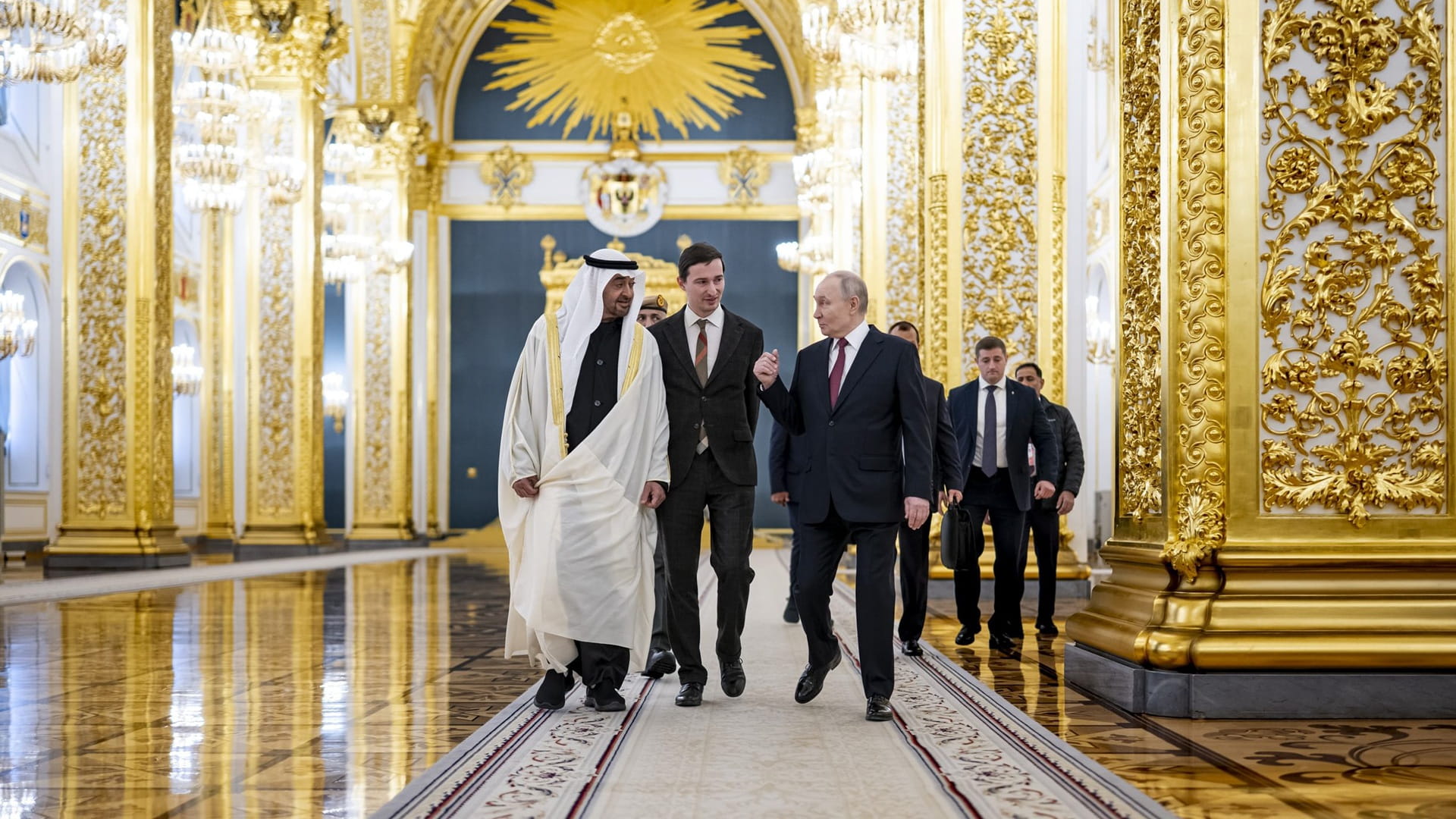 UAE, Russian Presidents hold talks in Moscow  