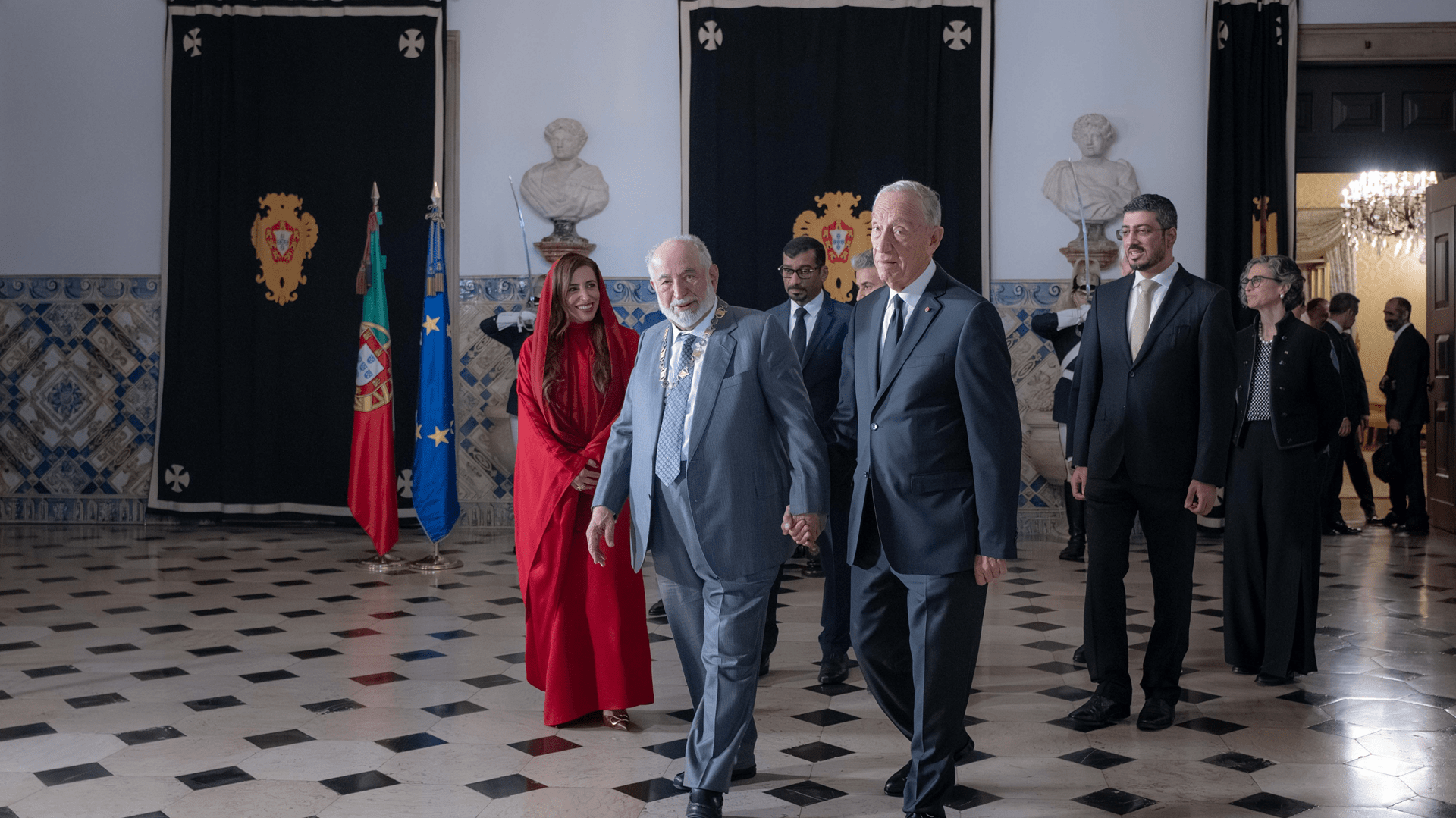 shj Ruler with the president 3