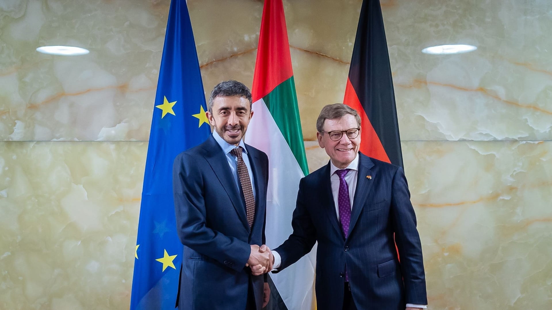 Abdullah bin Zayed meets German Foreign Minister in Berlin
