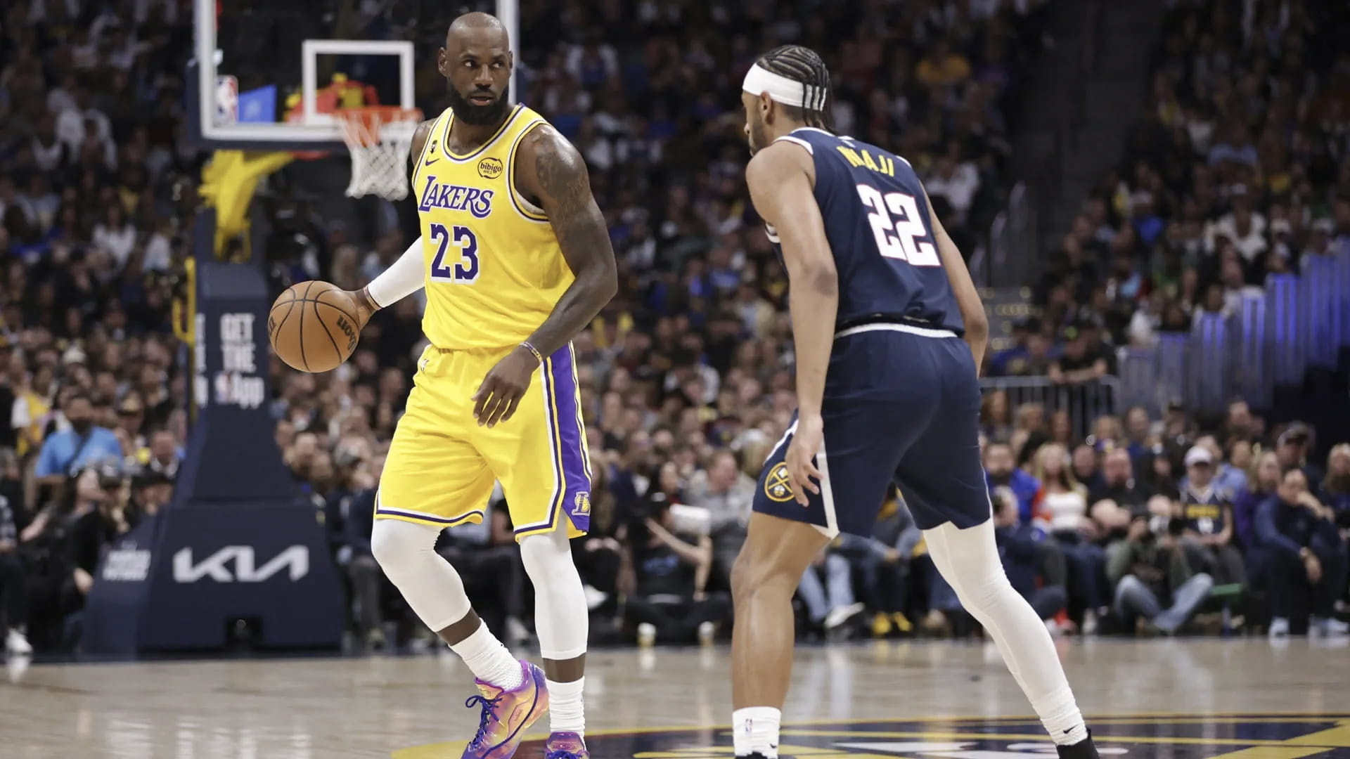 LeBron shines but Lakers fall to Denver Nuggets 