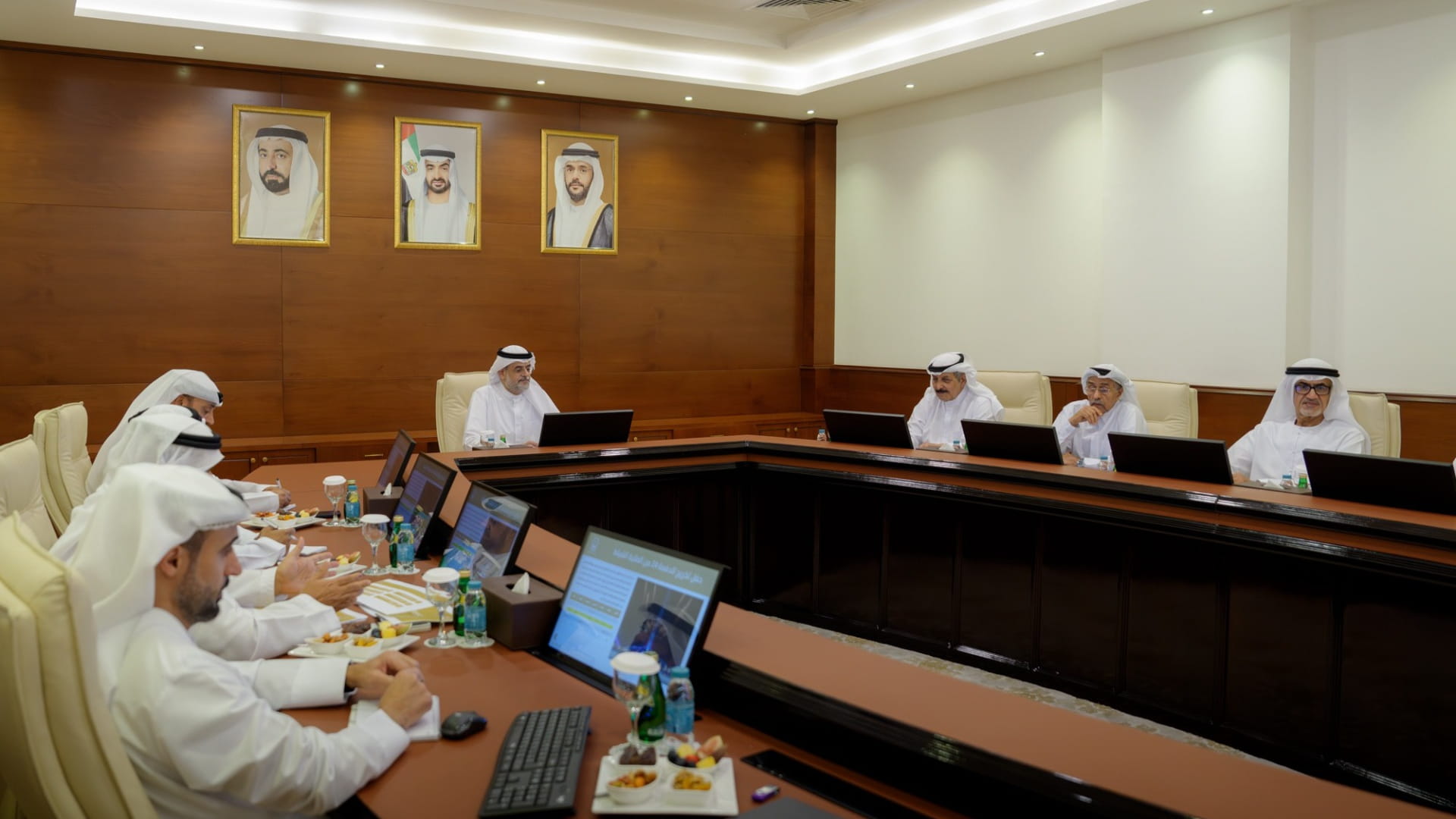 صورة بعنوان: <span class="scChromeData">{"commands":[{"click":"chrome:common:edititem({command:\"webedit:open\"})","header":"Edit the related item","icon":"/temp/iconcache/office/16x16/cubes.png","disabledIcon":"/temp/cubes_disabled16x16.png","isDivider":false,"tooltip":"Edit the related item in the Content Editor.","type":"common"},{"click":"chrome:rendering:personalize({command:\"webedit:personalize\"})","header":"Personalize","icon":"/temp/iconcache/office/16x16/users_family.png","disabledIcon":"/temp/users_family_disabled16x16.png","isDivider":false,"tooltip":"Create or edit personalization for this component.","type":"sticky"},{"click":"chrome:rendering:editvariations({command:\"webedit:editvariations\"})","header":"Edit variations","icon":"/temp/iconcache/office/16x16/windows.png","disabledIcon":"/temp/windows_disabled16x16.png","isDivider":false,"tooltip":"Edit the variations.","type":"sticky"}],"contextItemUri":"sitecore://master/{F151A7D5-6205-4A0B-AE55-C74317EE6124}?lang=ar&ver=1","custom":{},"displayName":"Title","expandedDisplayName":"This is require field and Maximum 90 character is allow"}</span><span sc_parameters="prevent-line-break=true" class="scWebEditInput scEnabledChrome" id="fld_F151A7D562054A0BAE55C74317EE6124_E873DAB3C3324E8EB106973D9F53F5B7_ar_1_10b389ff992f4f2e9a2ac95c8e0d7187_1110_edit" contenteditable="true" scdefaulttext="[No text in field]" scfieldtype="single-line text" sc-part-of="field">ولي عهد الشارقة يترأس اجتماع مجلس أكاديمية العلوم الشرطية</span>_38AC4B992DFB455E8F713714D40FFCED