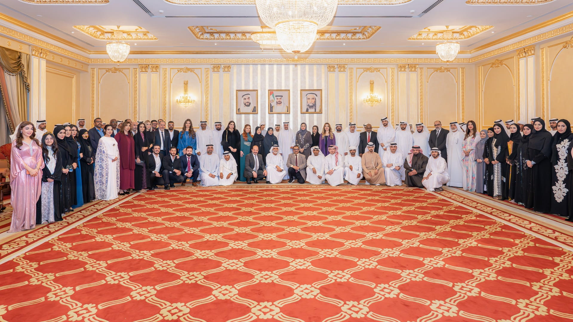 Hamad Al Sharqi receives media figures from across the UAE