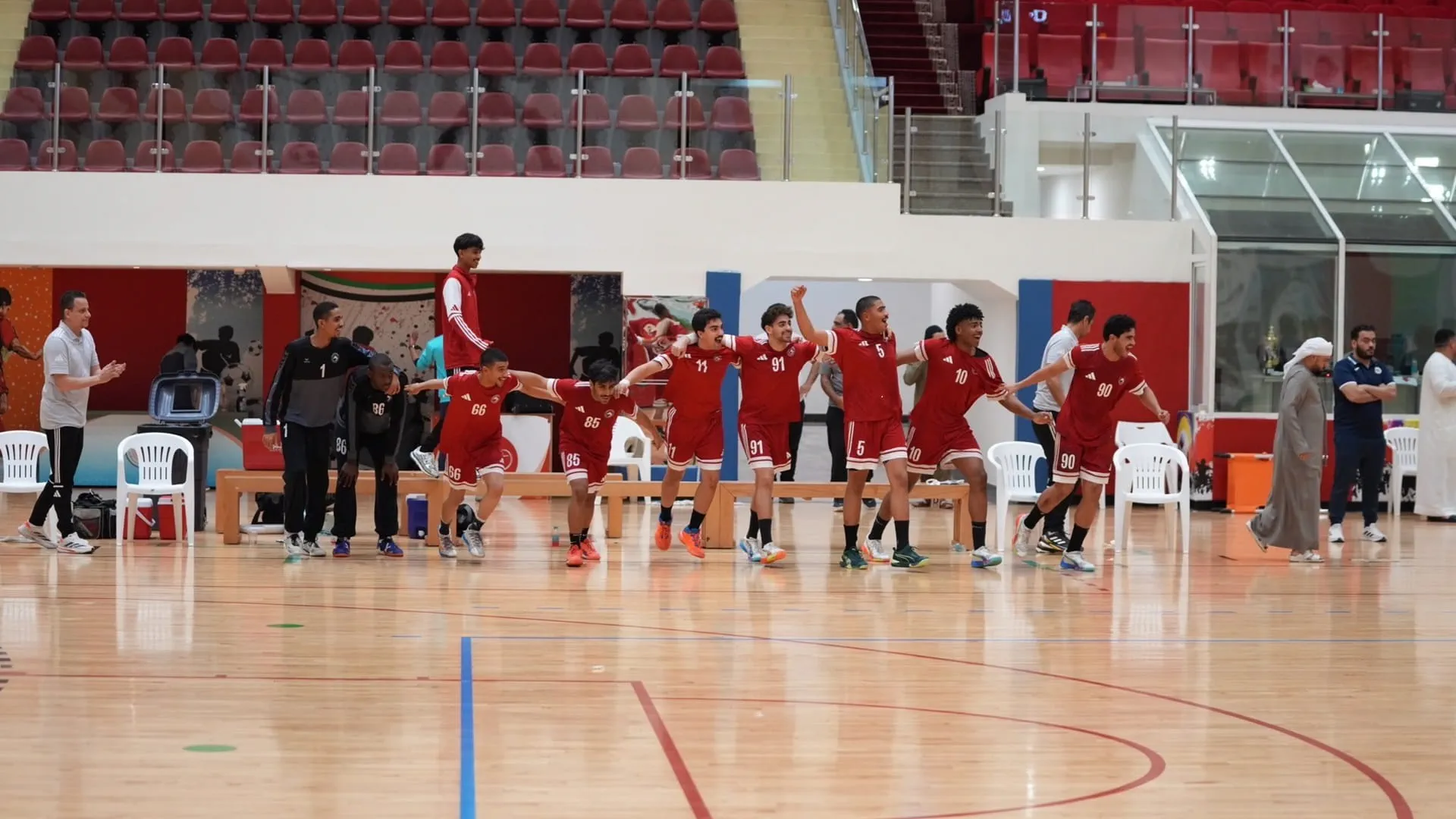 Sharjah crowned champions of the Youth Handball League 
