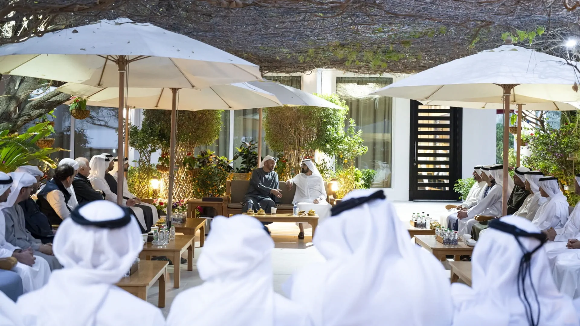 UAE President meets Mohammed bin Rashid in Al Marmoom