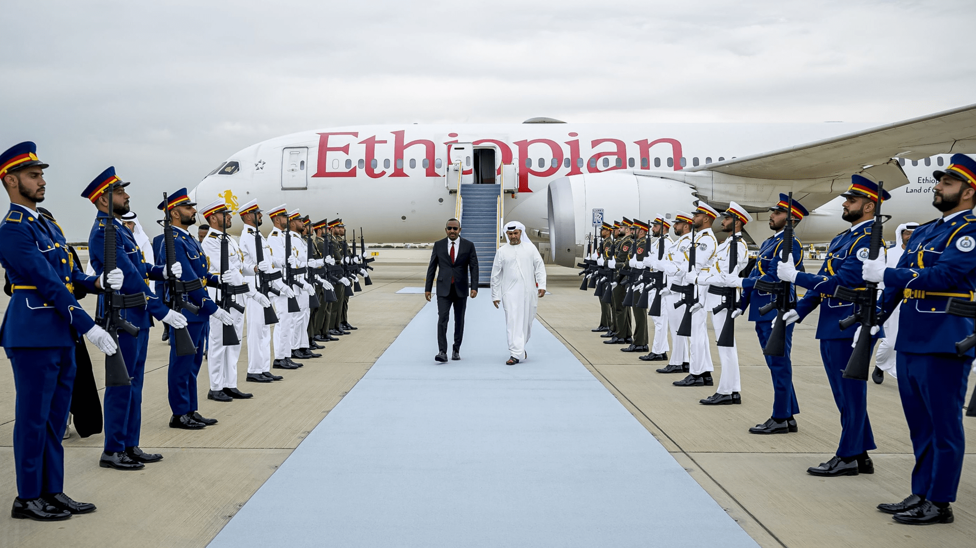 Ethiopian PM arrives in the UAE on a working visit