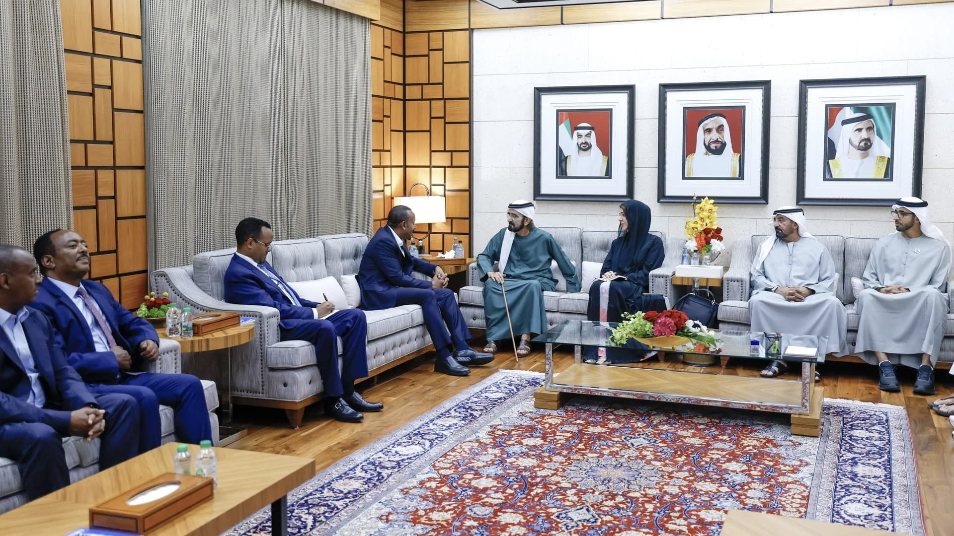 Sheikh Mohammed meets Ethiopian PM to strengthen ties