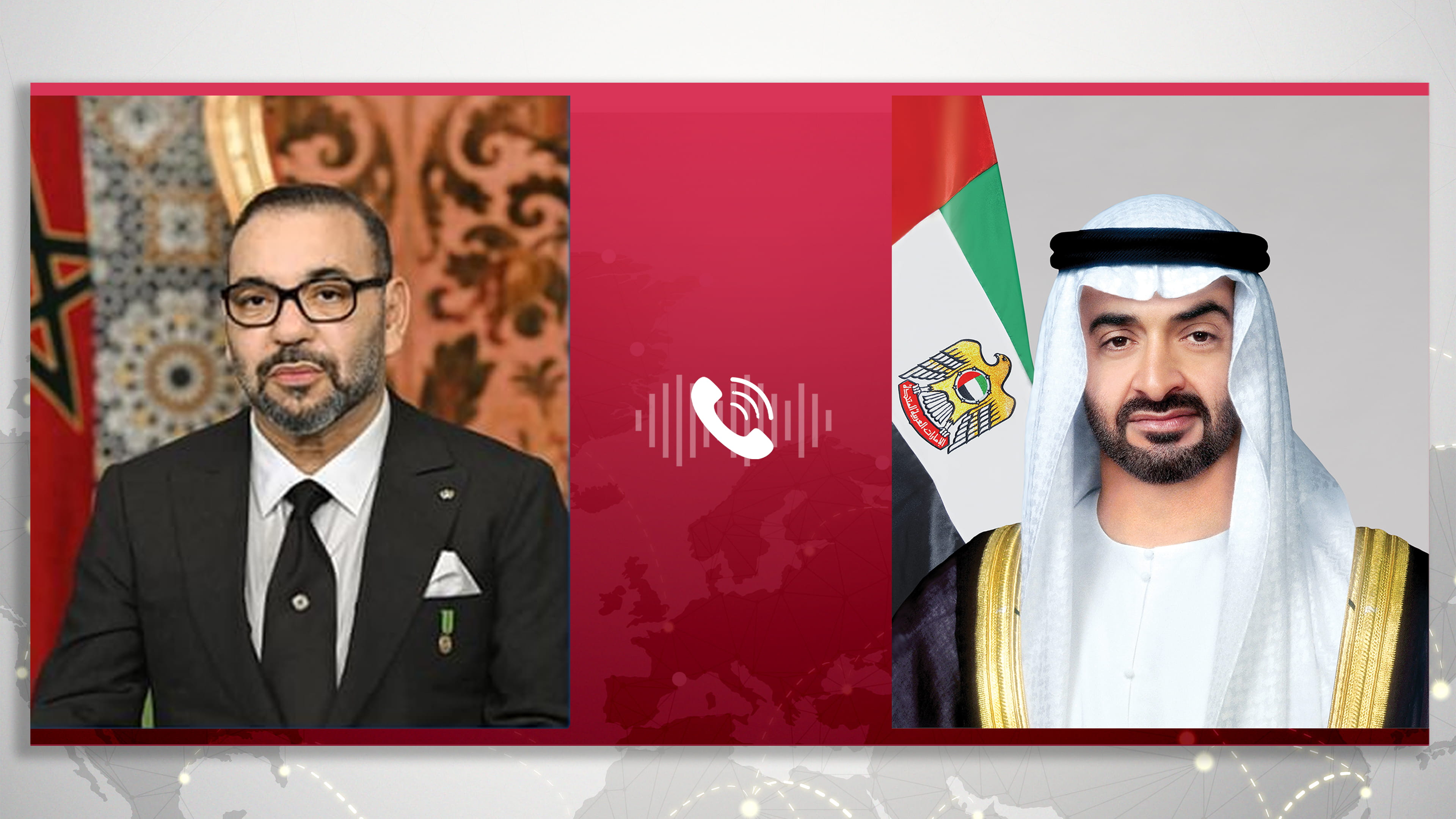 رئيس الدولة وملك المغرب يبحثان التطورات الإقليمية