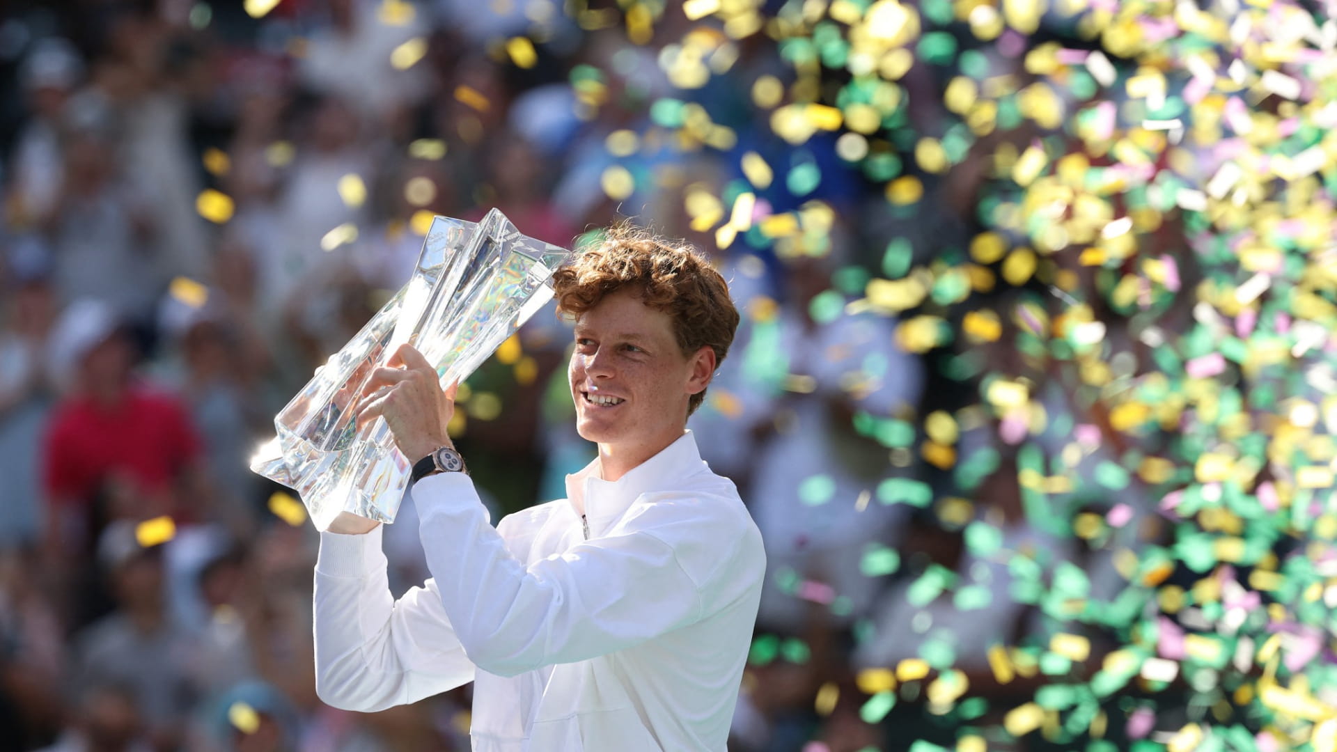 الإيطالي سينر يتوج بلقب بطولة إنديان ويلز للتنس 