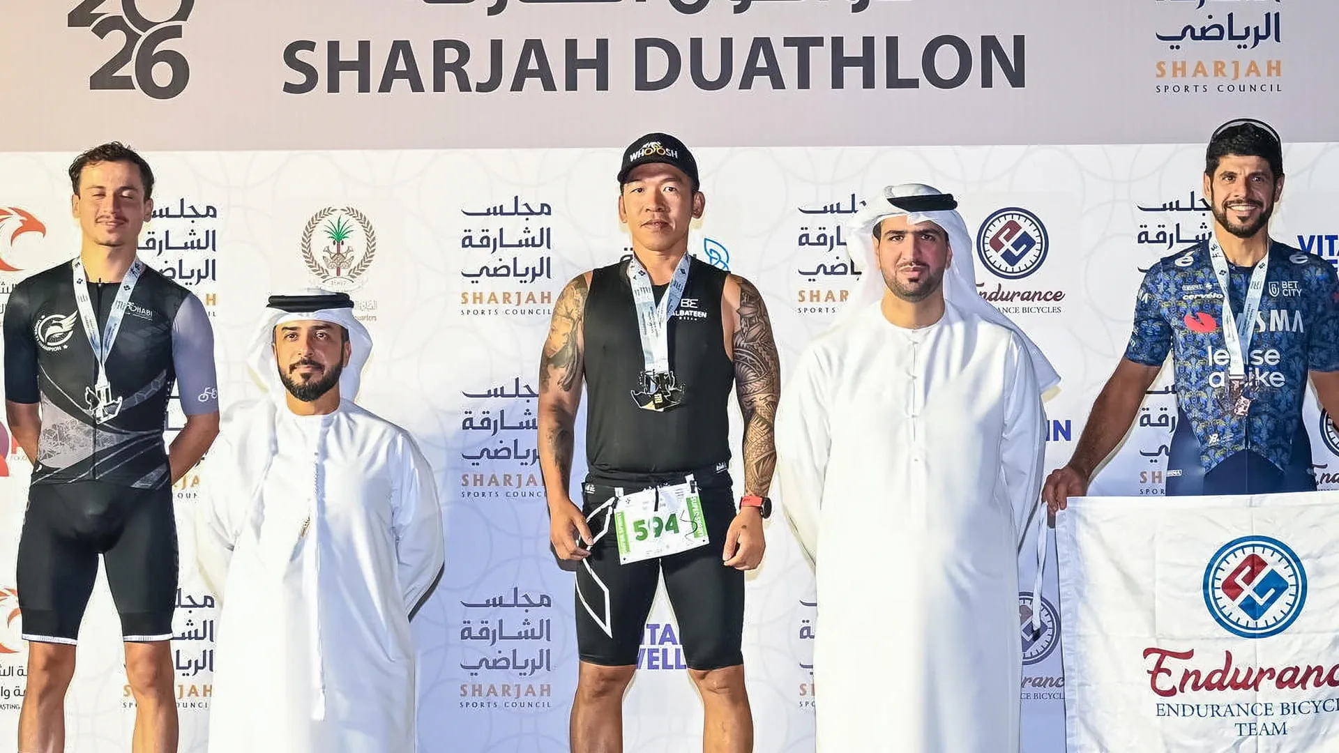 “Sharjah Duathlon” achieves success with wide participation 