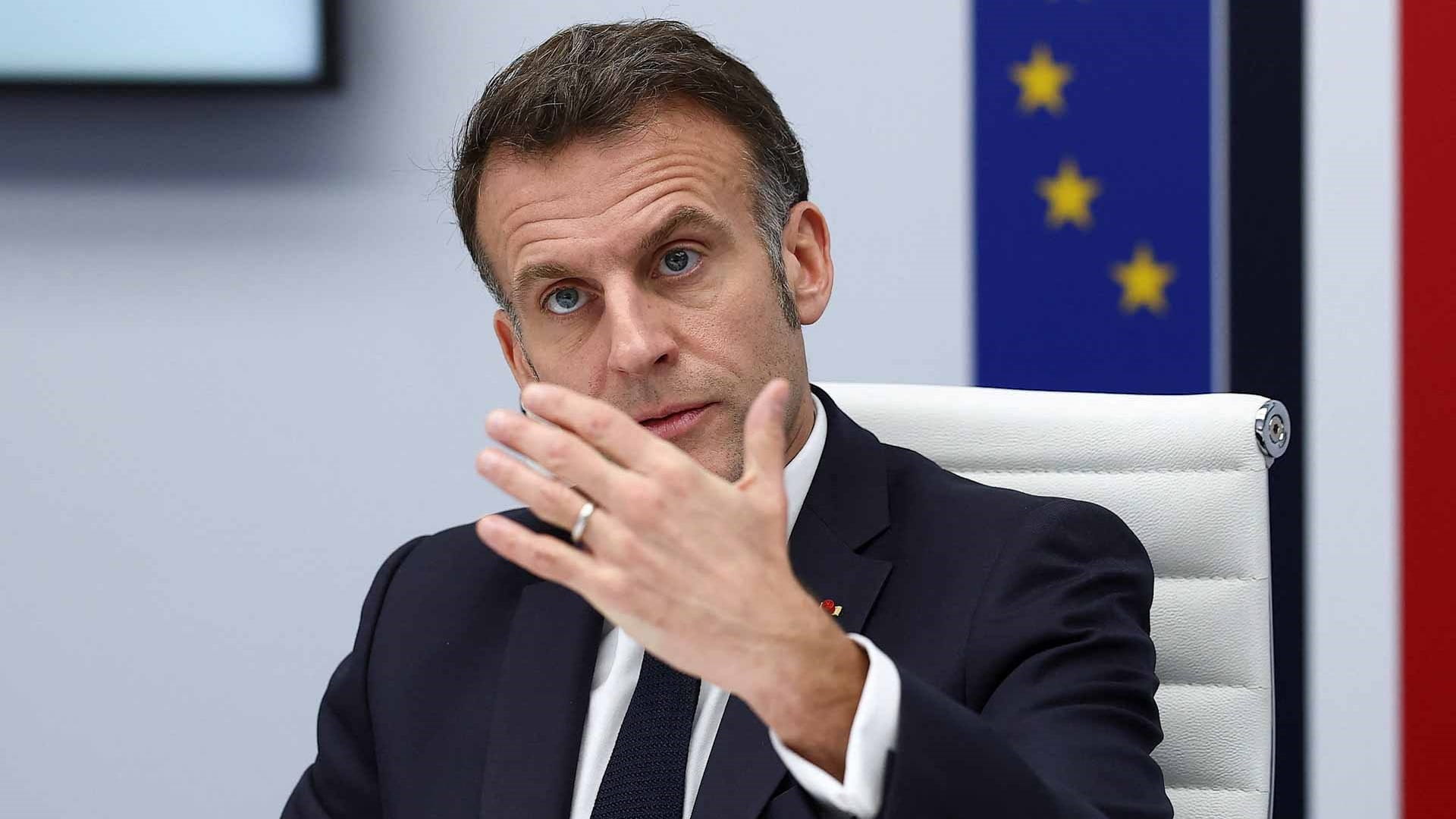 ماكرون: لسنا طرفاً في النزاع وفرنسا لن تشارك في فتح مضيق هرمز