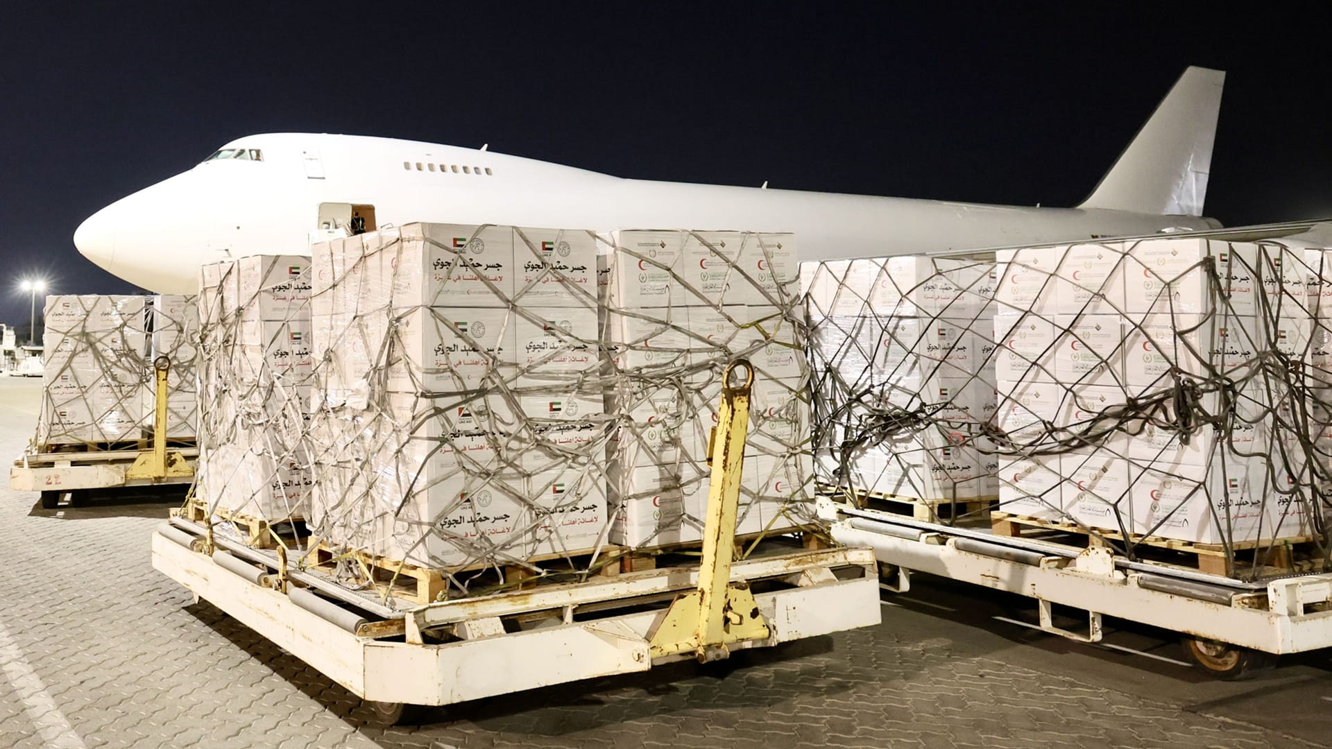 Humaid Air Bridge continues dispatch humanitarian aid to Gaza