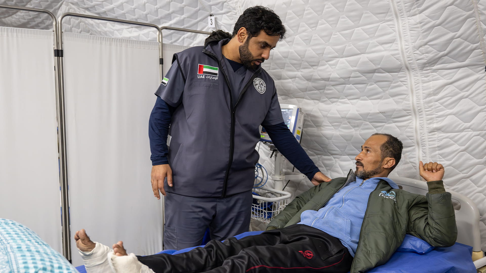 UAE Floating Hospital in Al Arish continues providing healthcare 