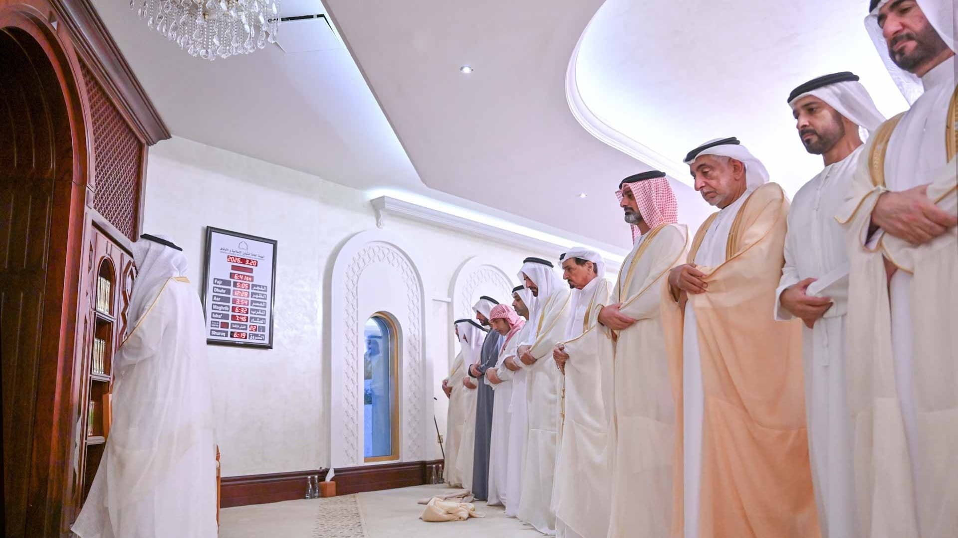 Ajman Ruler, Crown Prince perform Eid Al Fitr prayer 