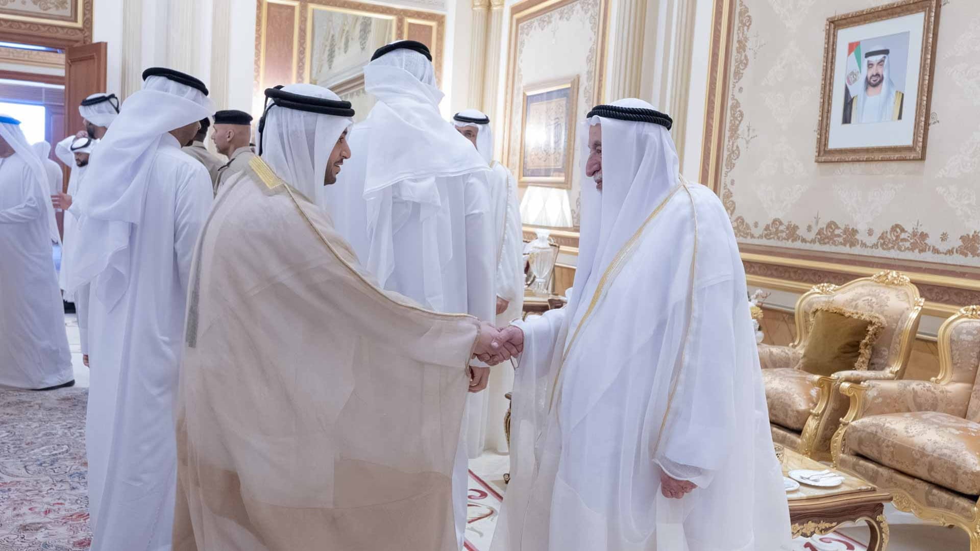 Sharjah Ruler receives Eid Al Fitr well-wishers