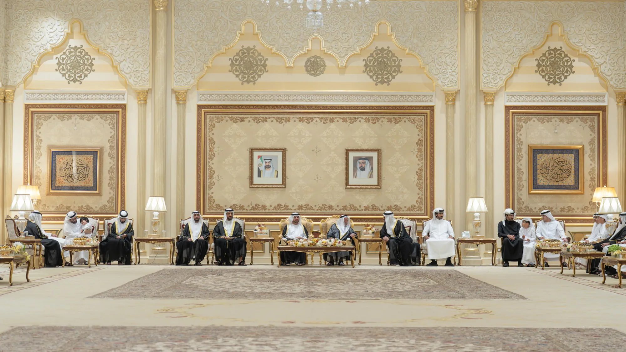 Sharjah Ruler receives Eid Al-Fitr well-wishers