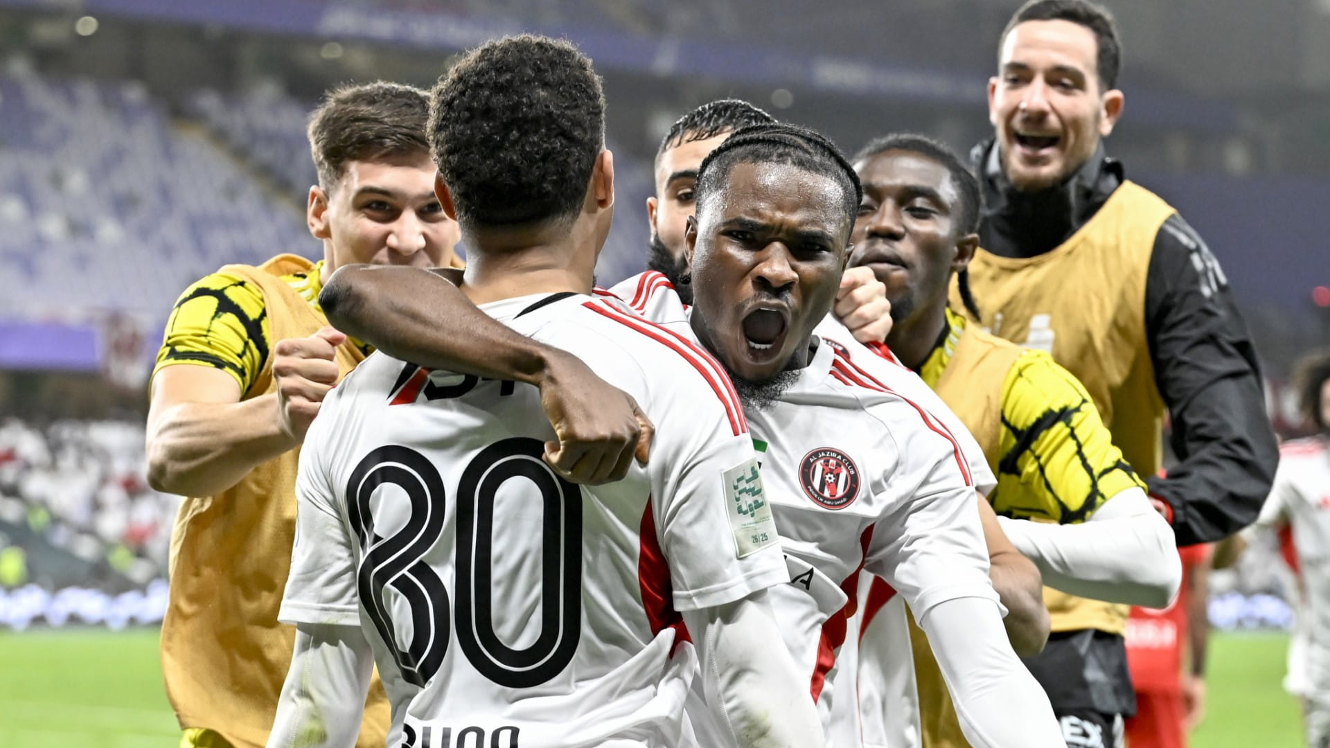 الجزيرة يفوز على شباب الأهلي ويتأهل إلى نهائي كأس رئيس الدولة