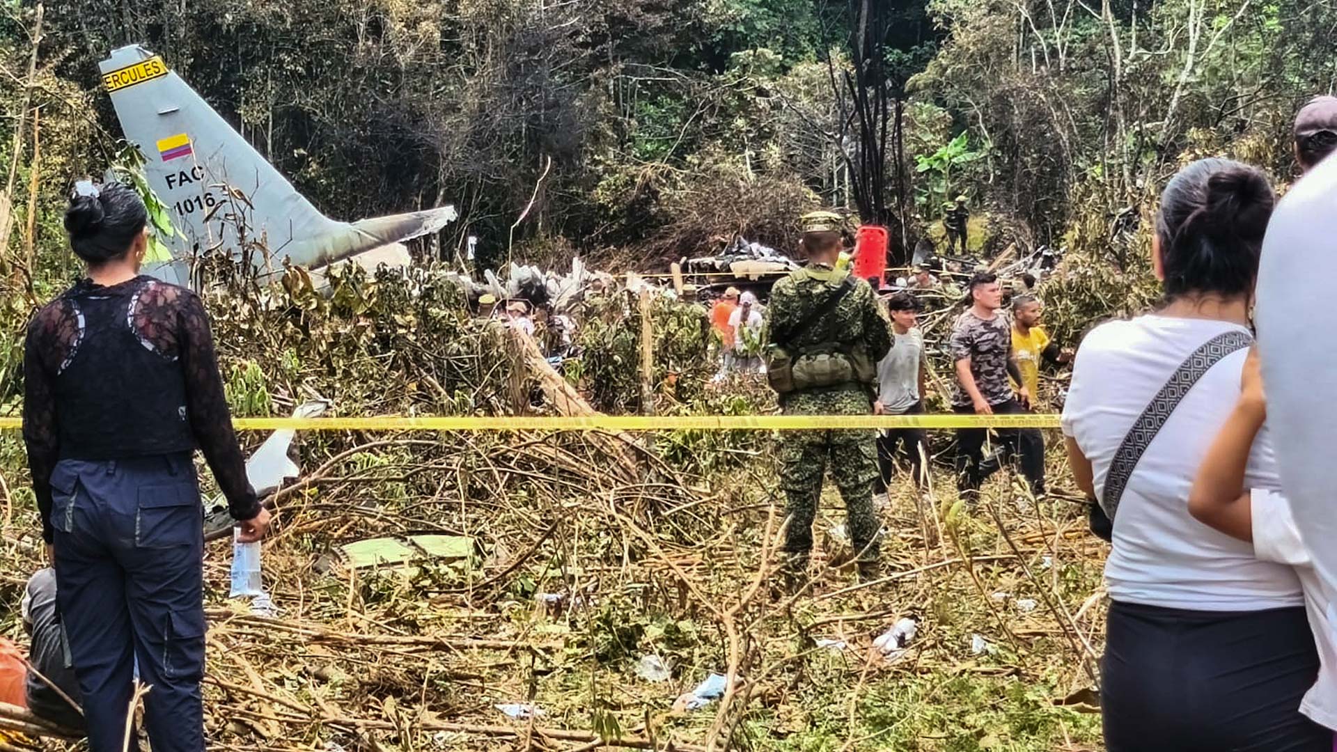 Colombian military plane crash leaves dozens feared dead