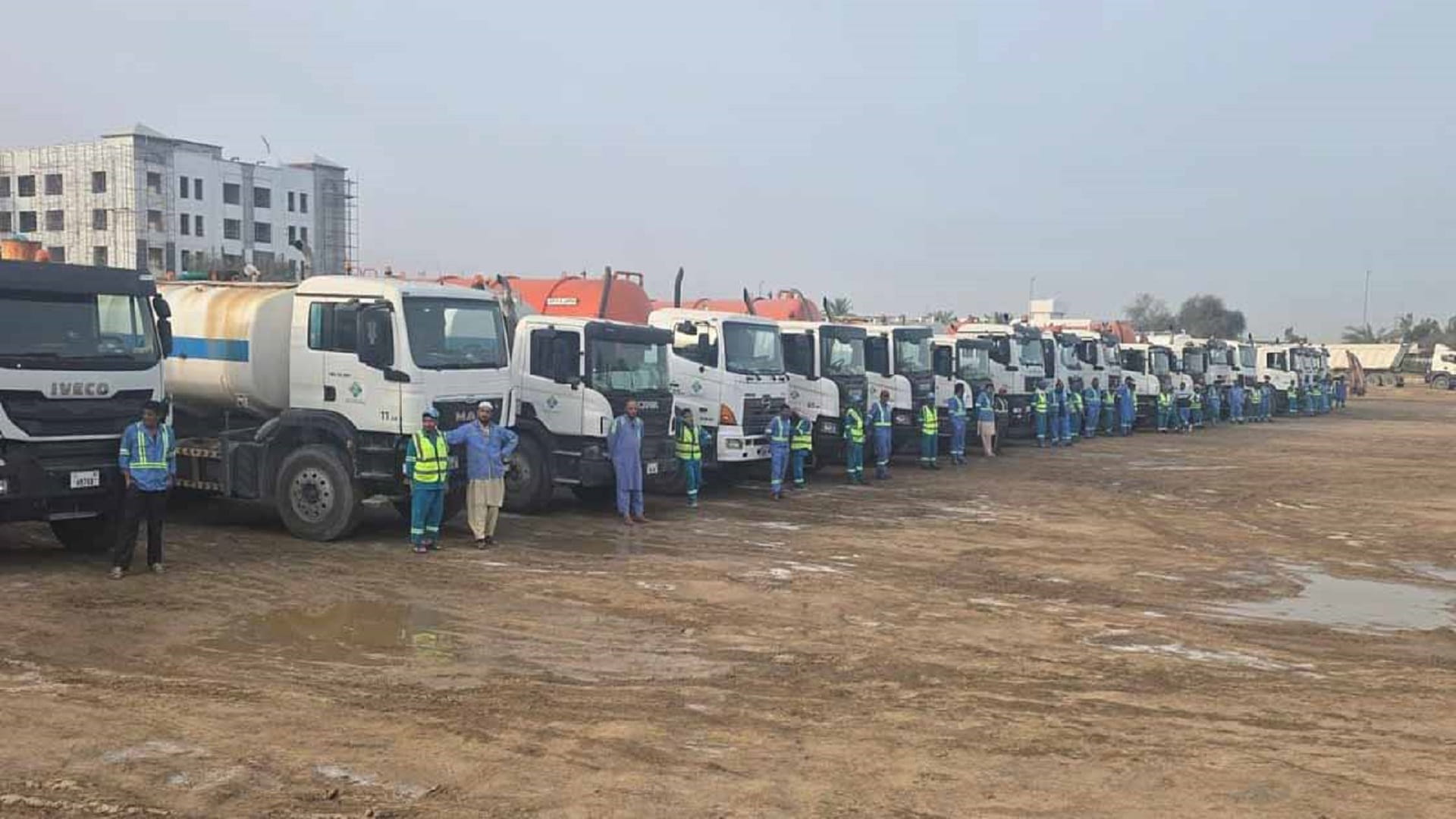 الخدمات العامة برأس الخيمة تعلن جاهزيتها الكاملة للمنخفض الجوي