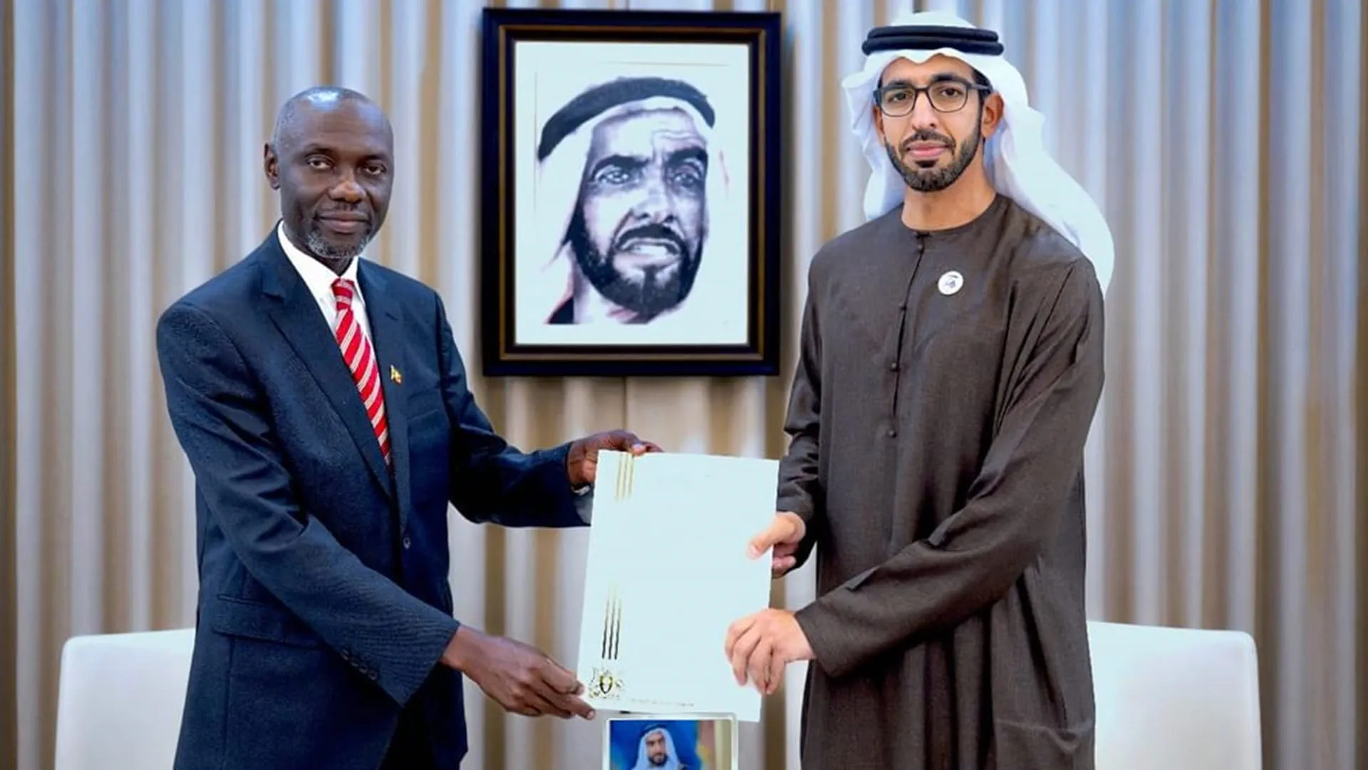 UAE President receives message from Ugandan President