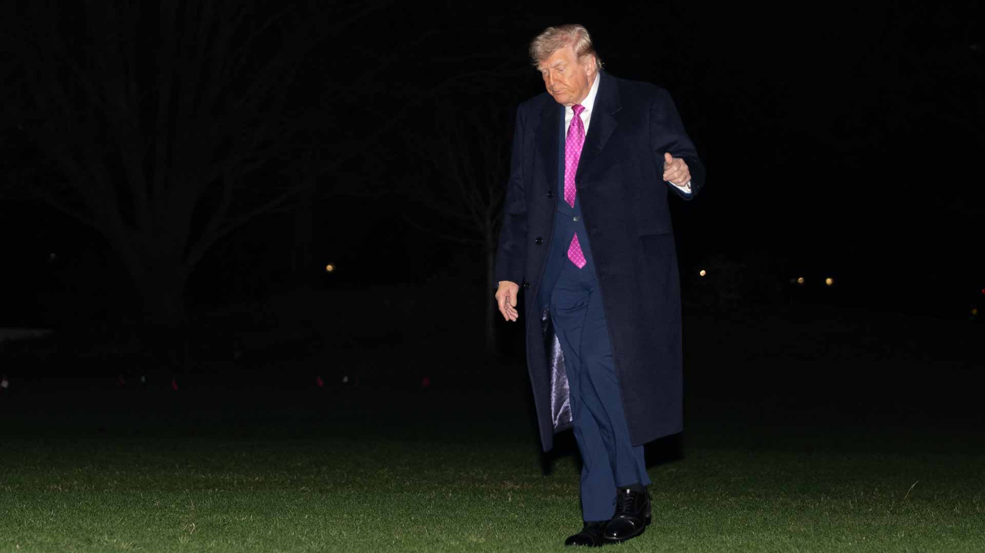 Image for the title: Florida governor signs bill to rename airport after Trump 