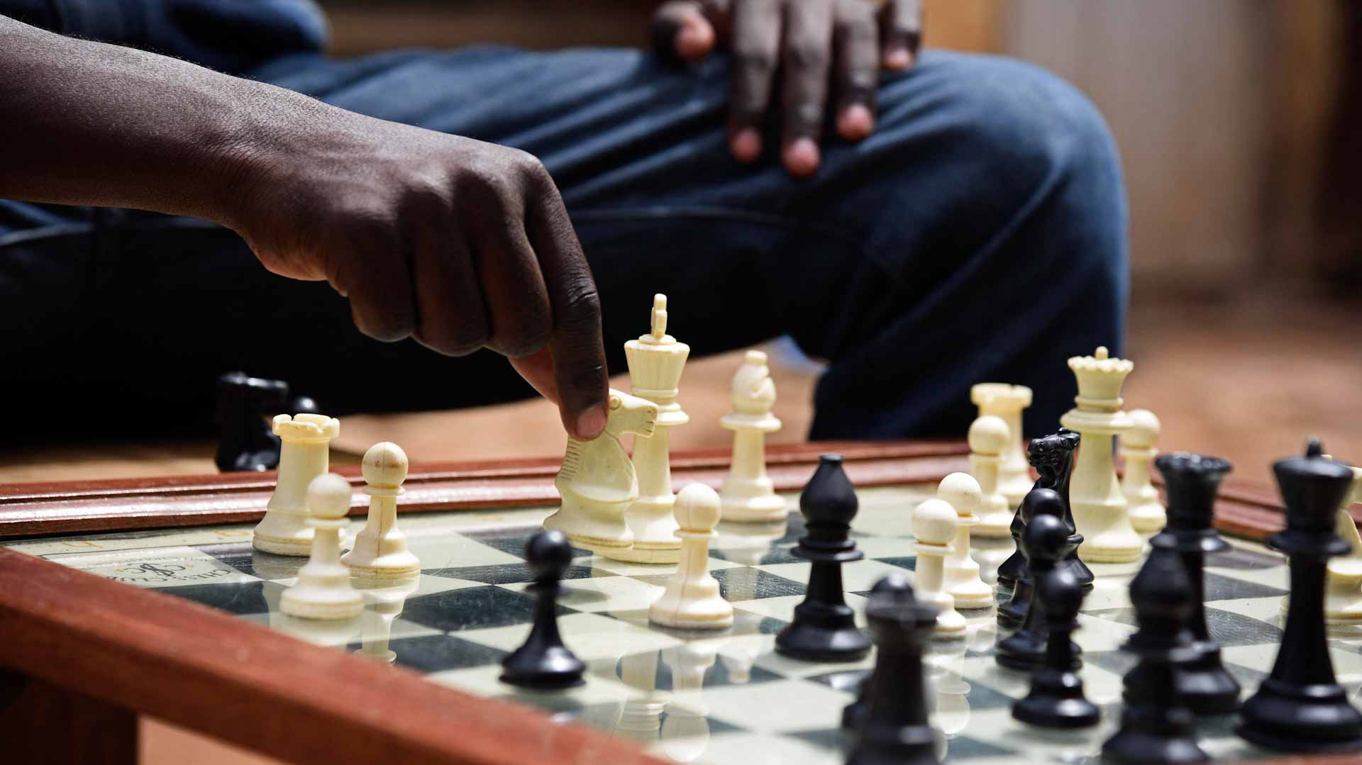 Football stars fuel chess boom
